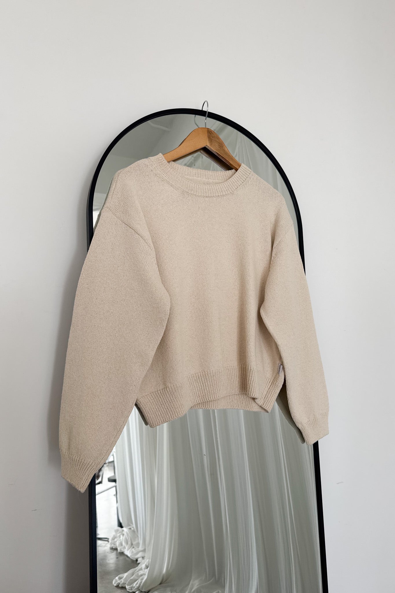 Milo Cotton Sweater - Naturel