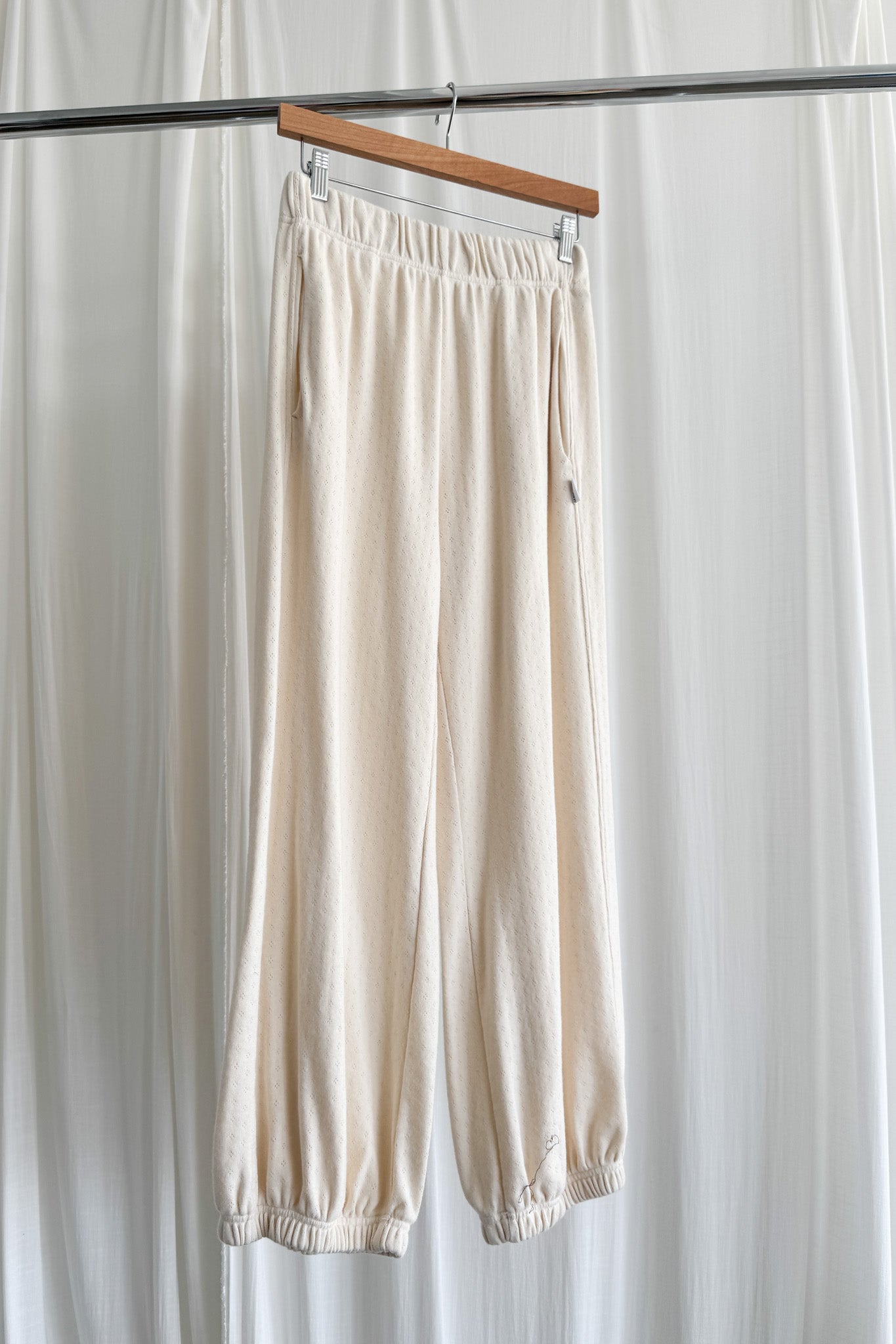 Pointelle Balloon Pants - NATUREL