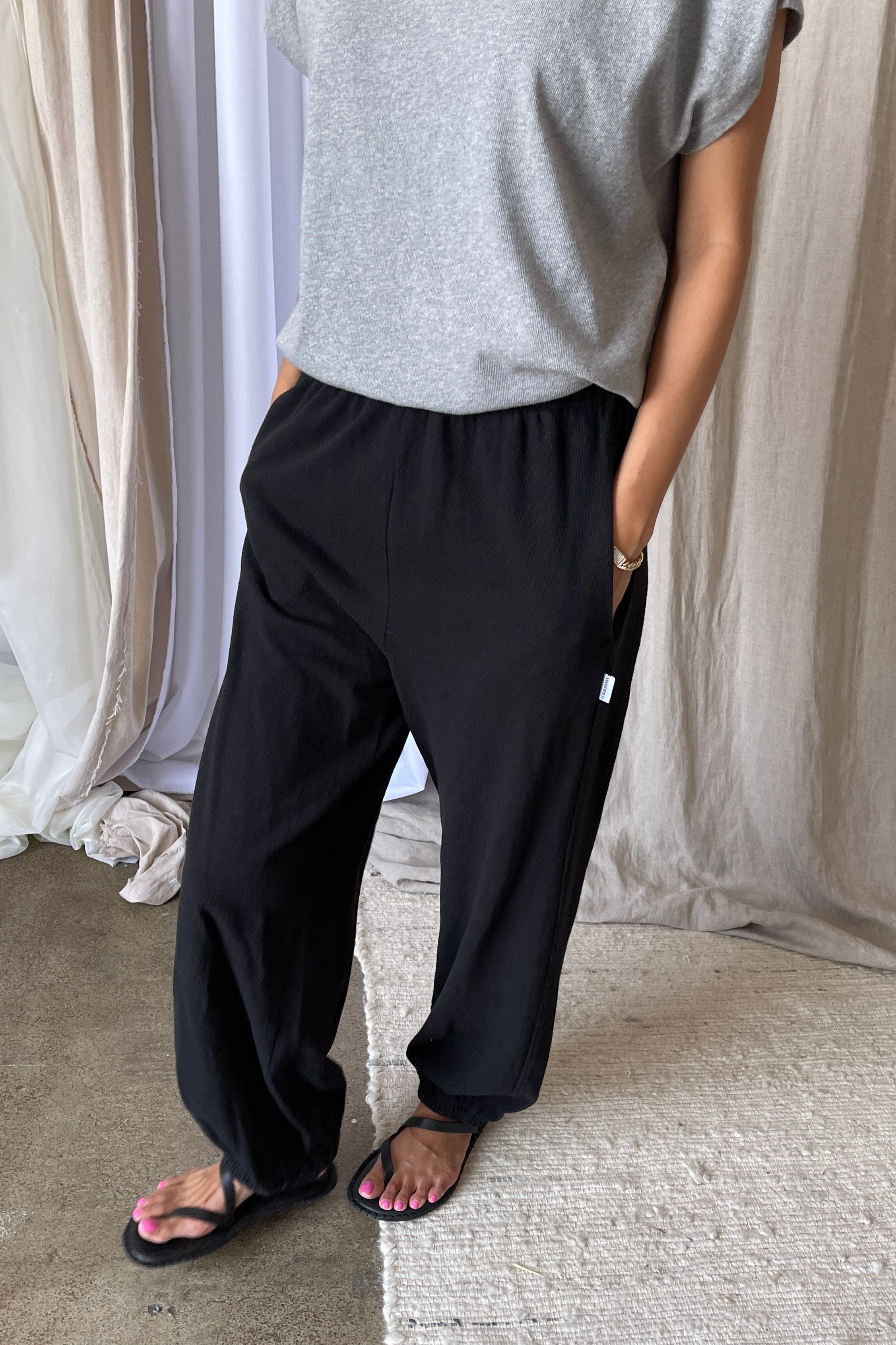 Balloon Pants - BLACK
