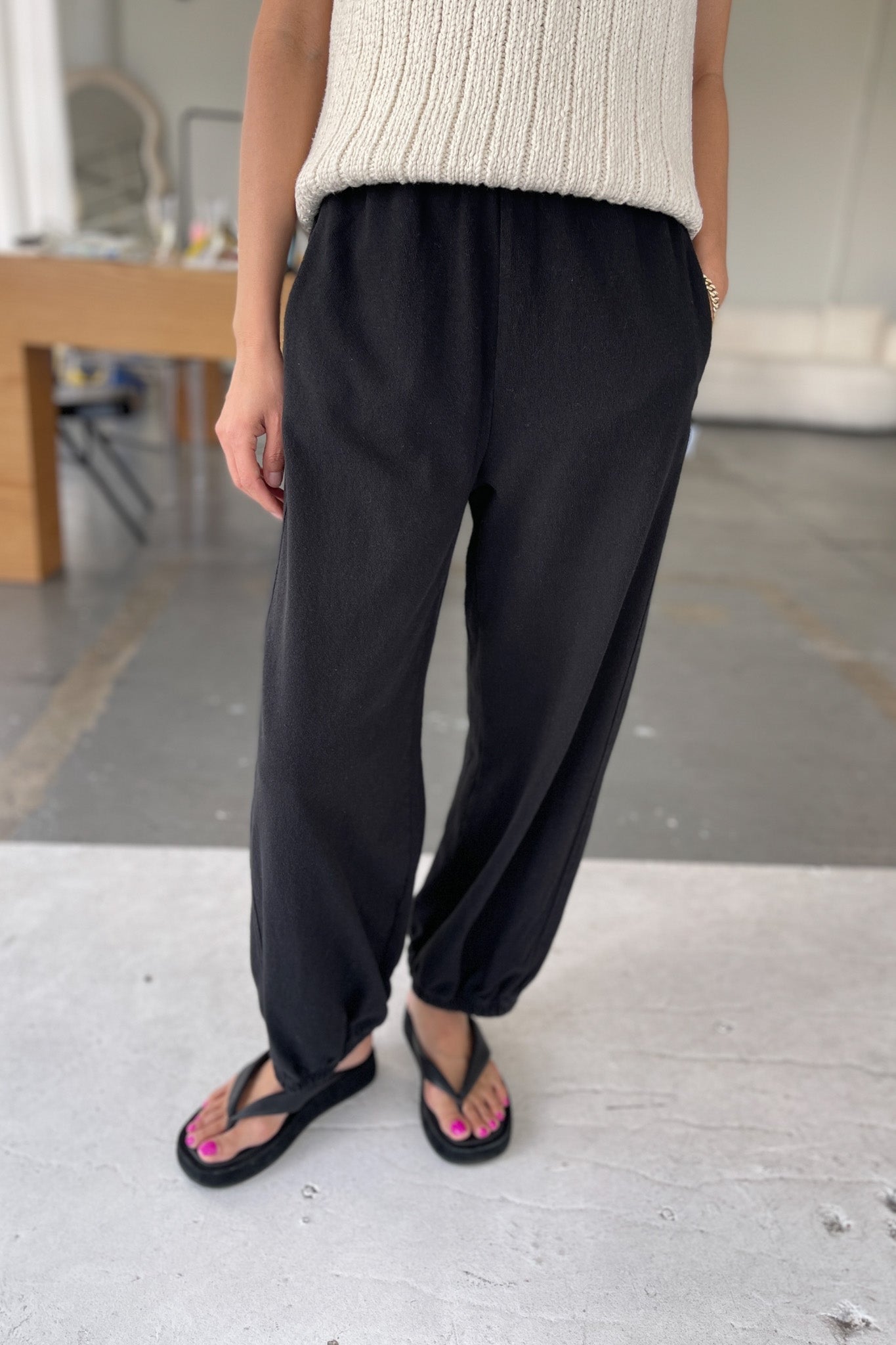 Balloon Pants - BLACK