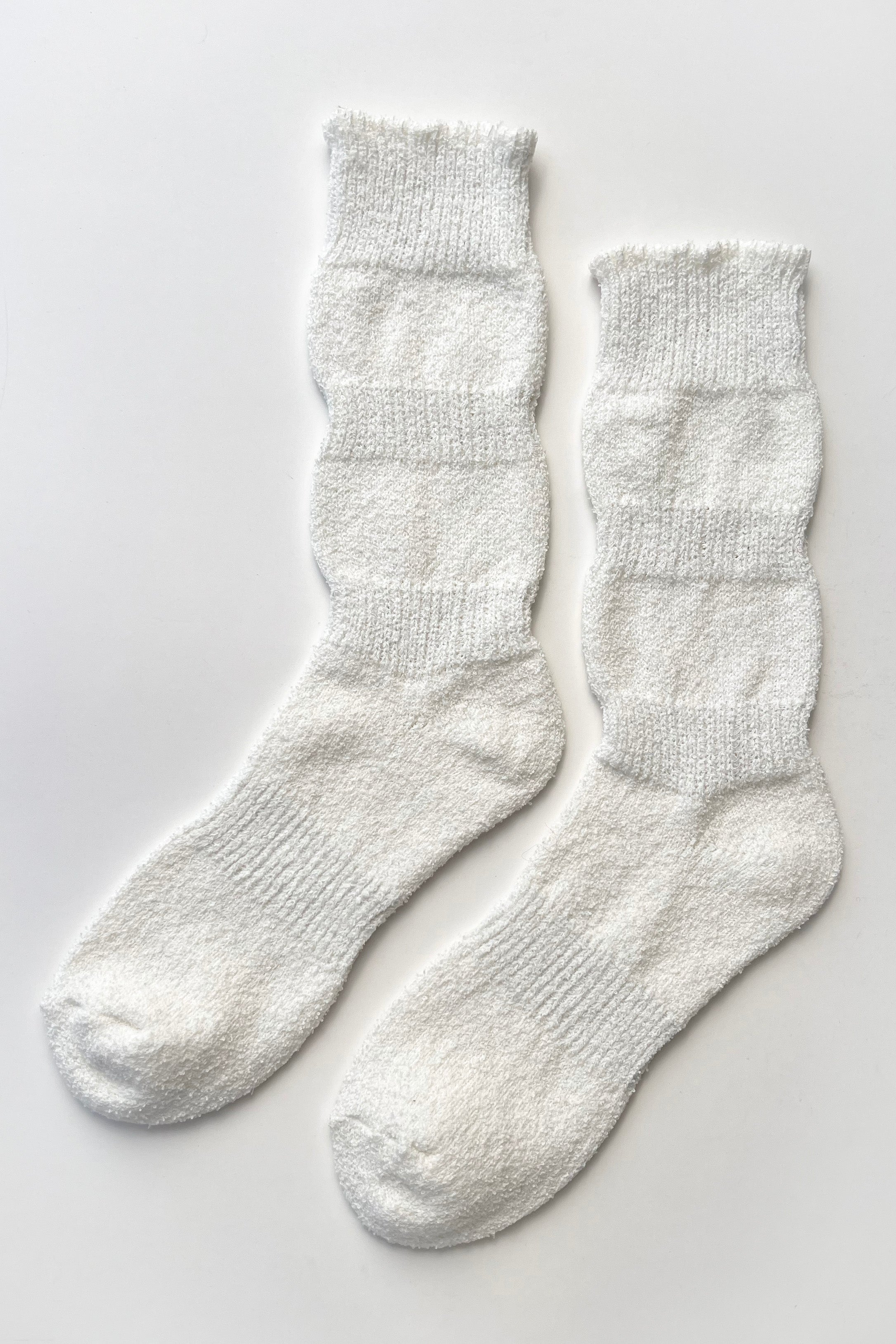 Airy Puffin Socks - Salt