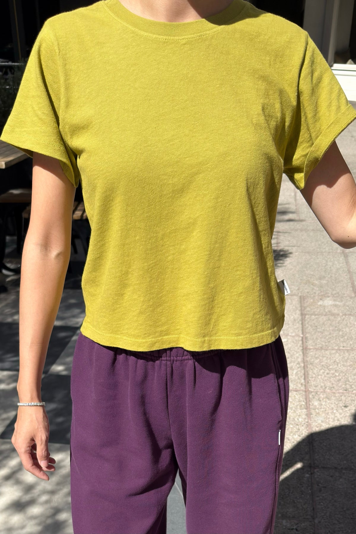 Airy Darling Tee - Golden Olive