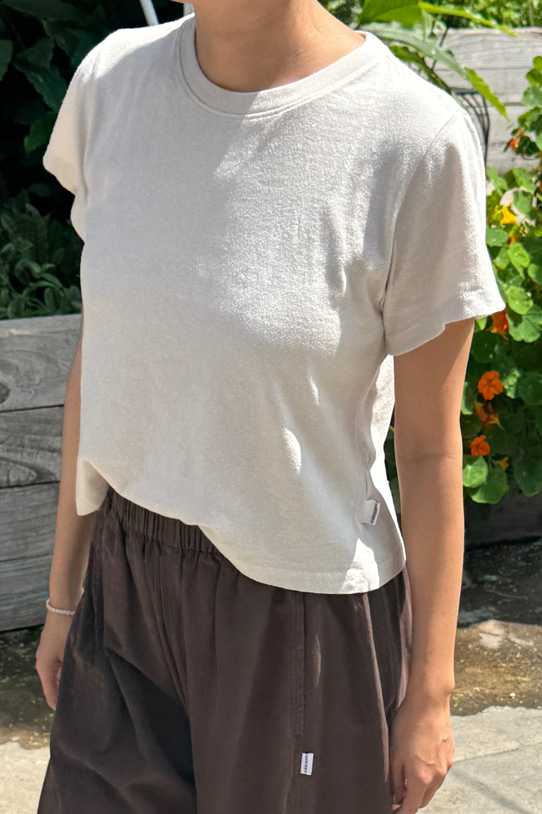 Airy Darling Tee - Rice