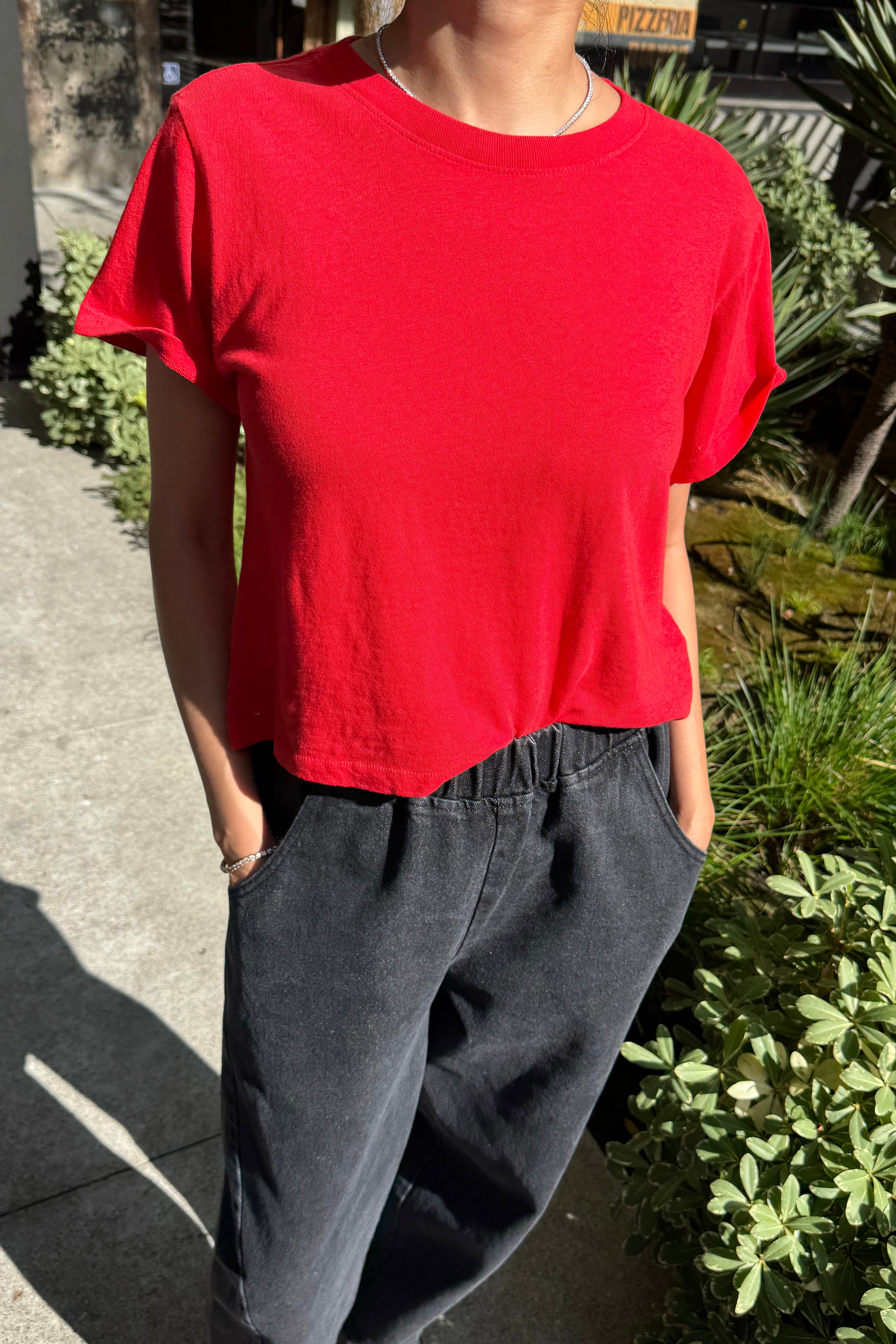 Airy Darling Tee - Tomato