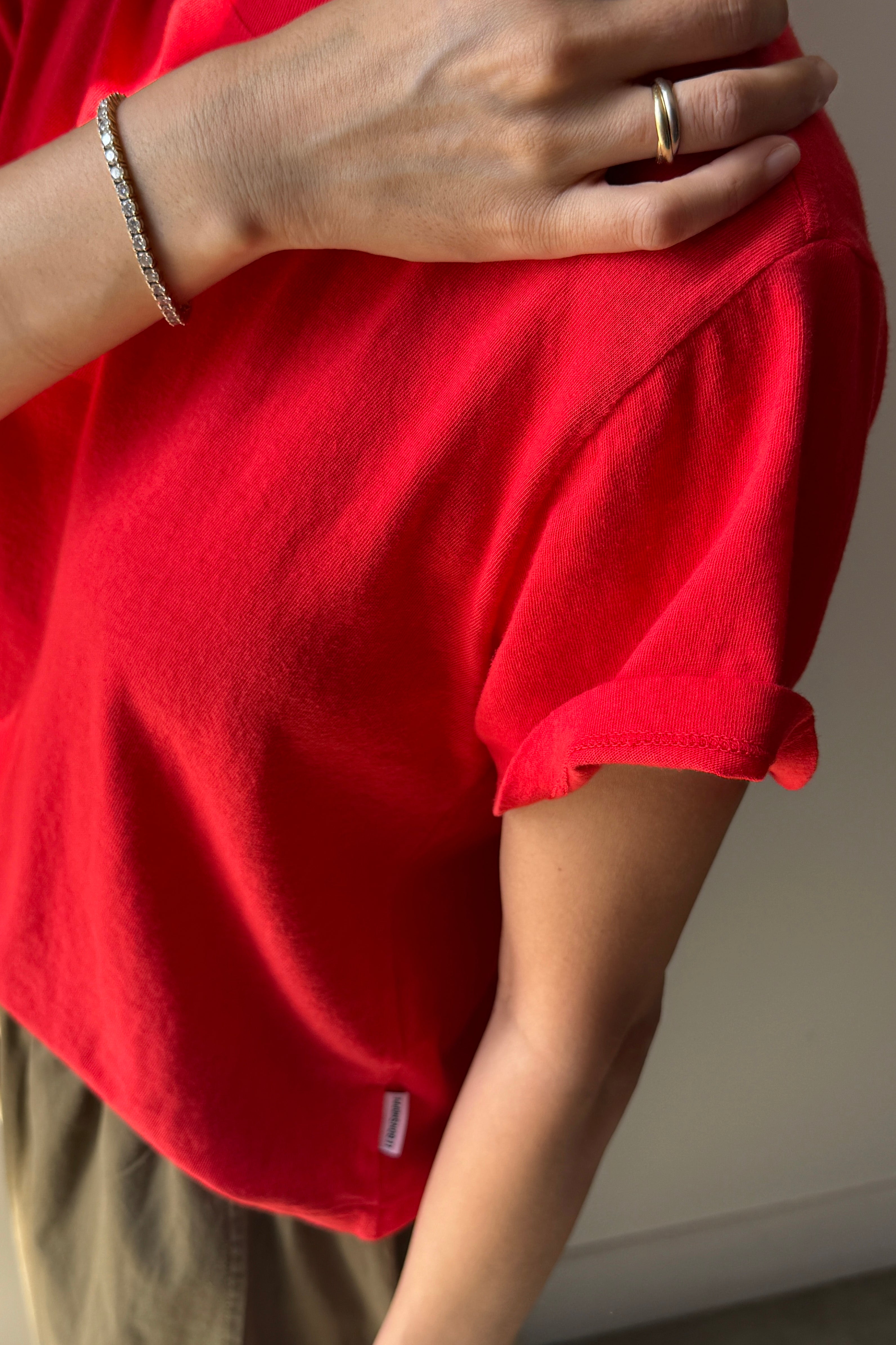 Airy Darling Tee - Tomato
