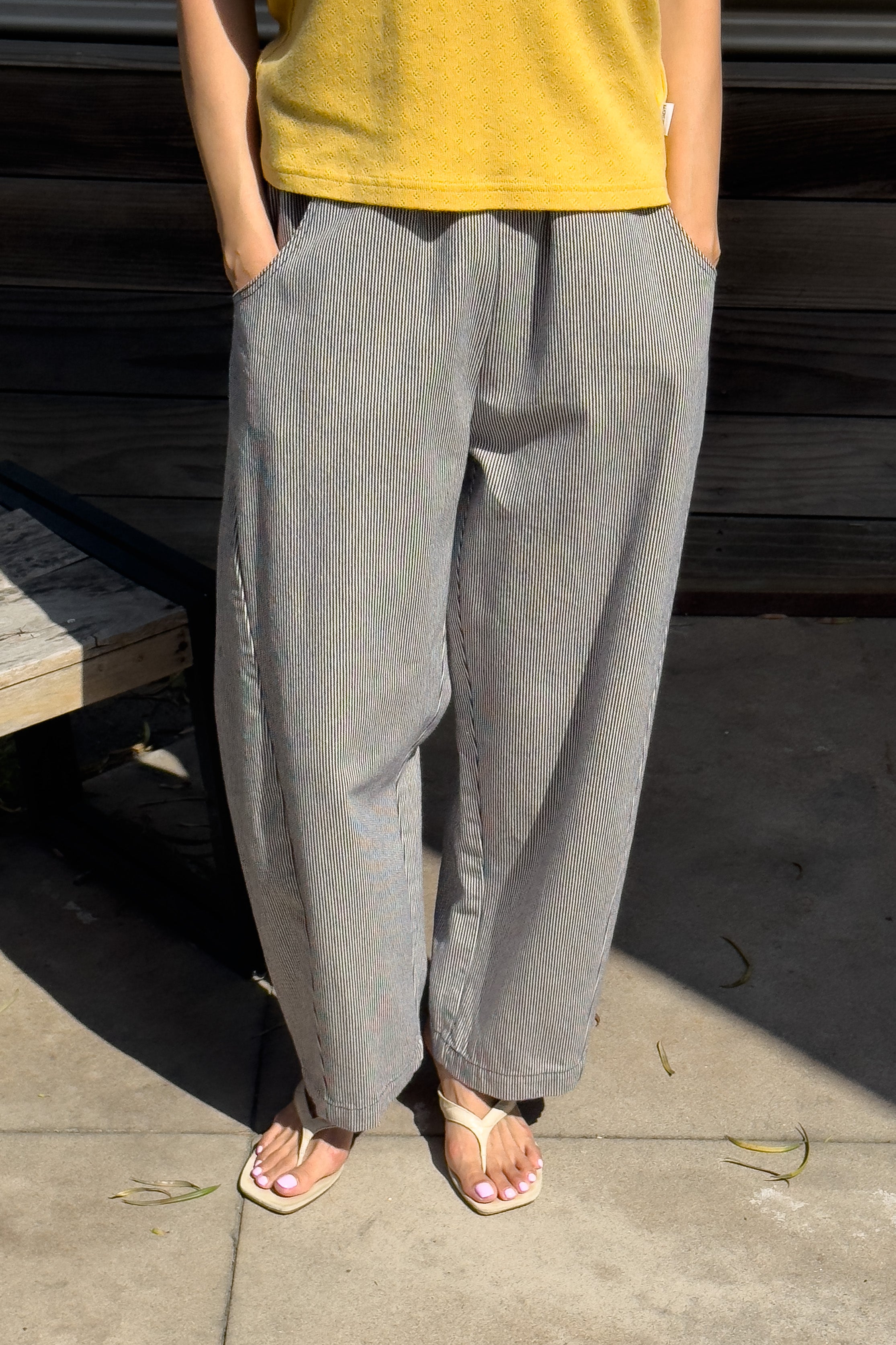 Arc Pants - Blue Stripe
