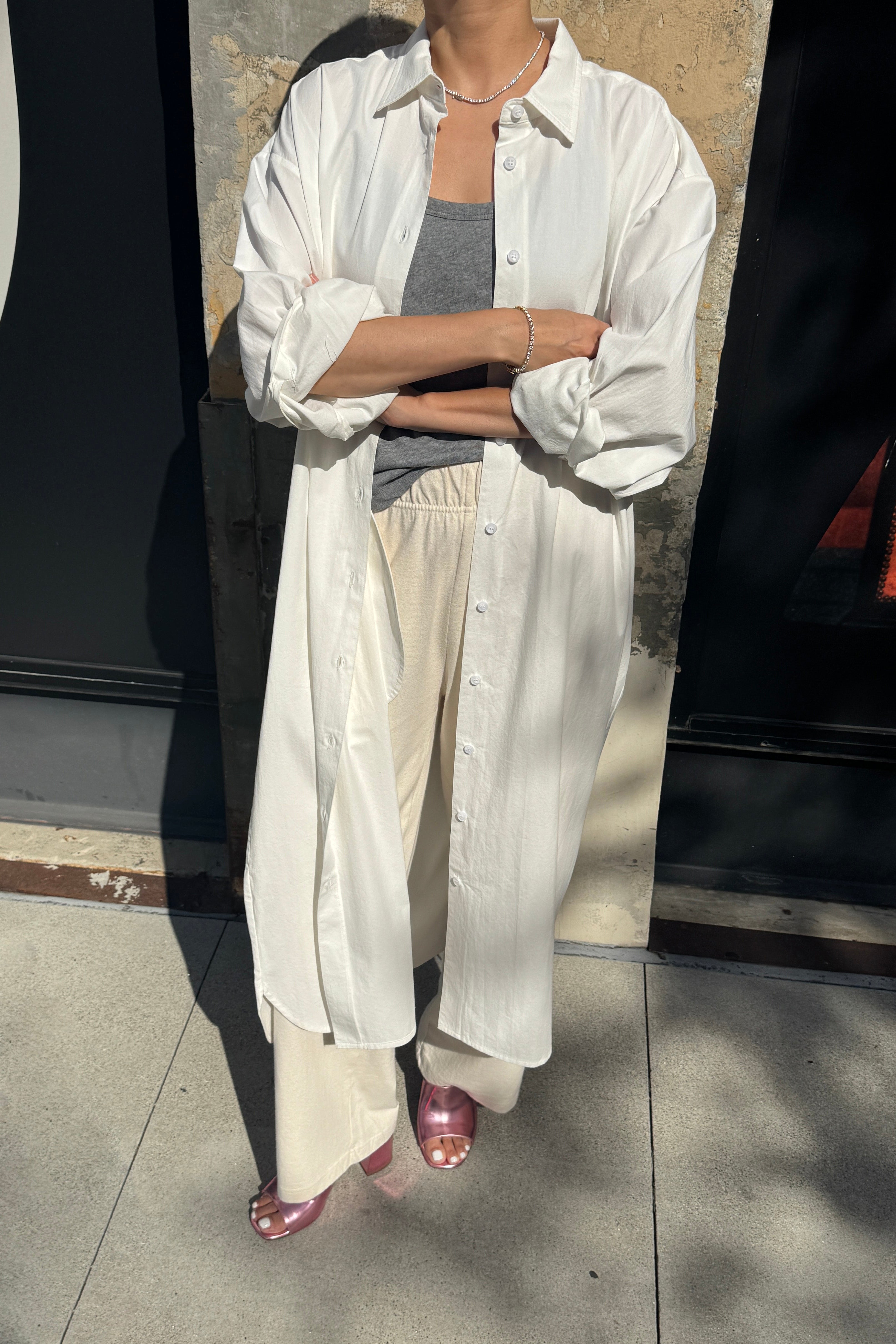 Artist Long Shirt - White