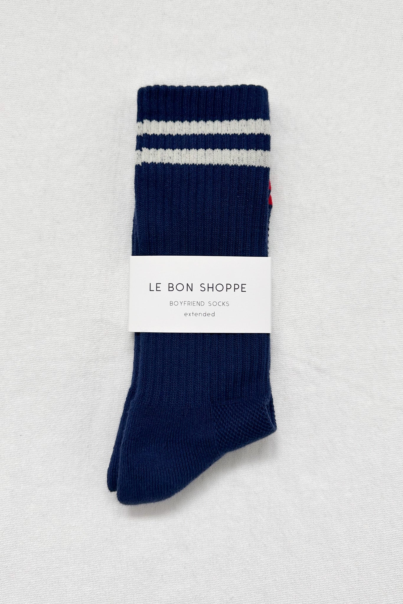 EXTENDED Boyfriend Socks - Navy