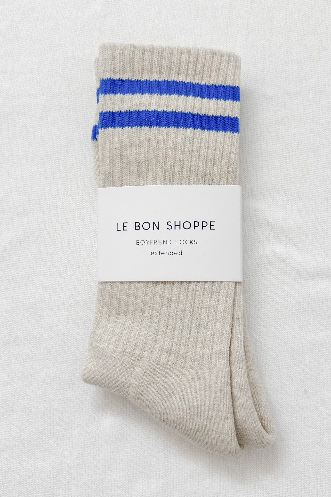 EXTENDED Boyfriend Socks - Ice
