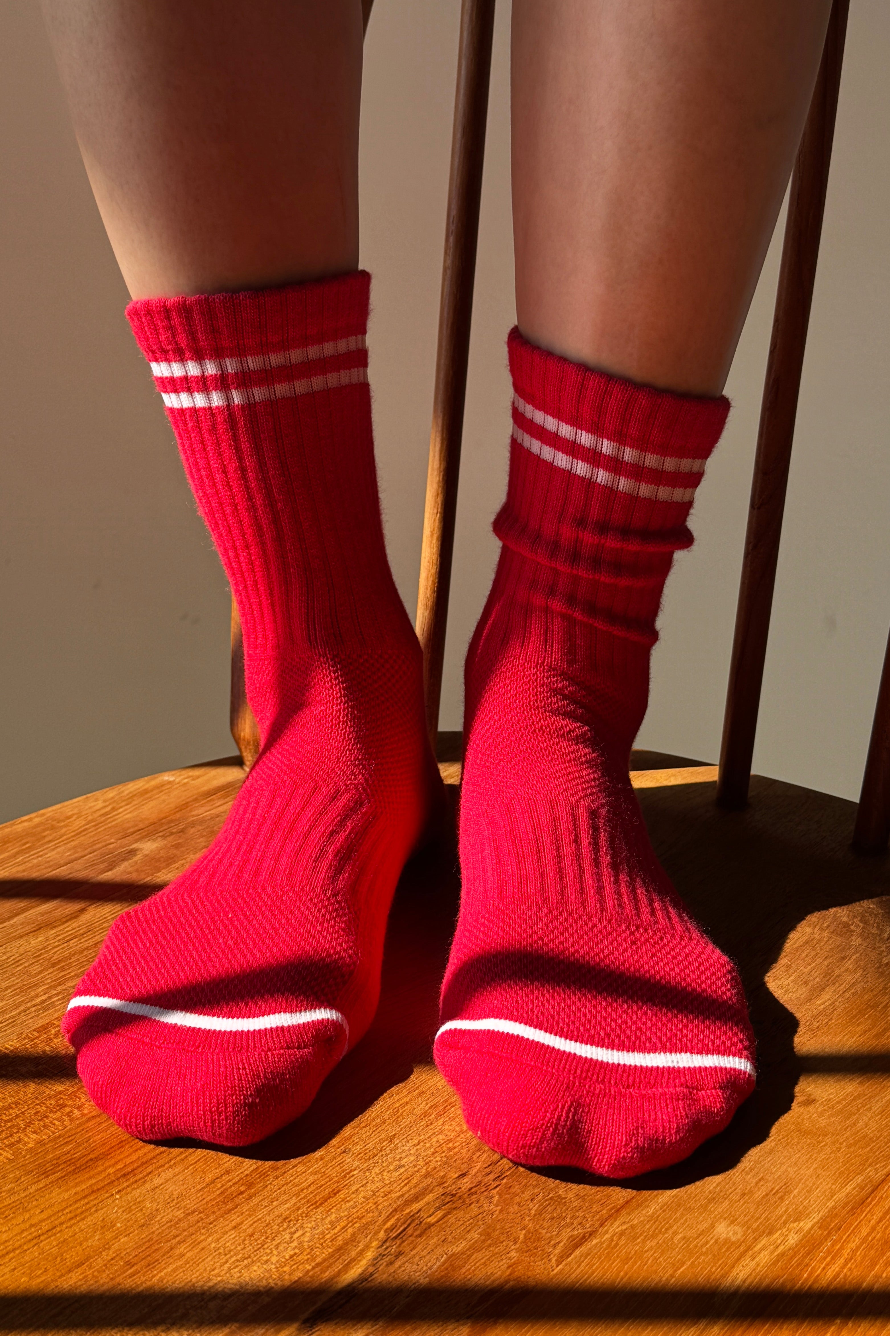 Boyfriend Socks - Red