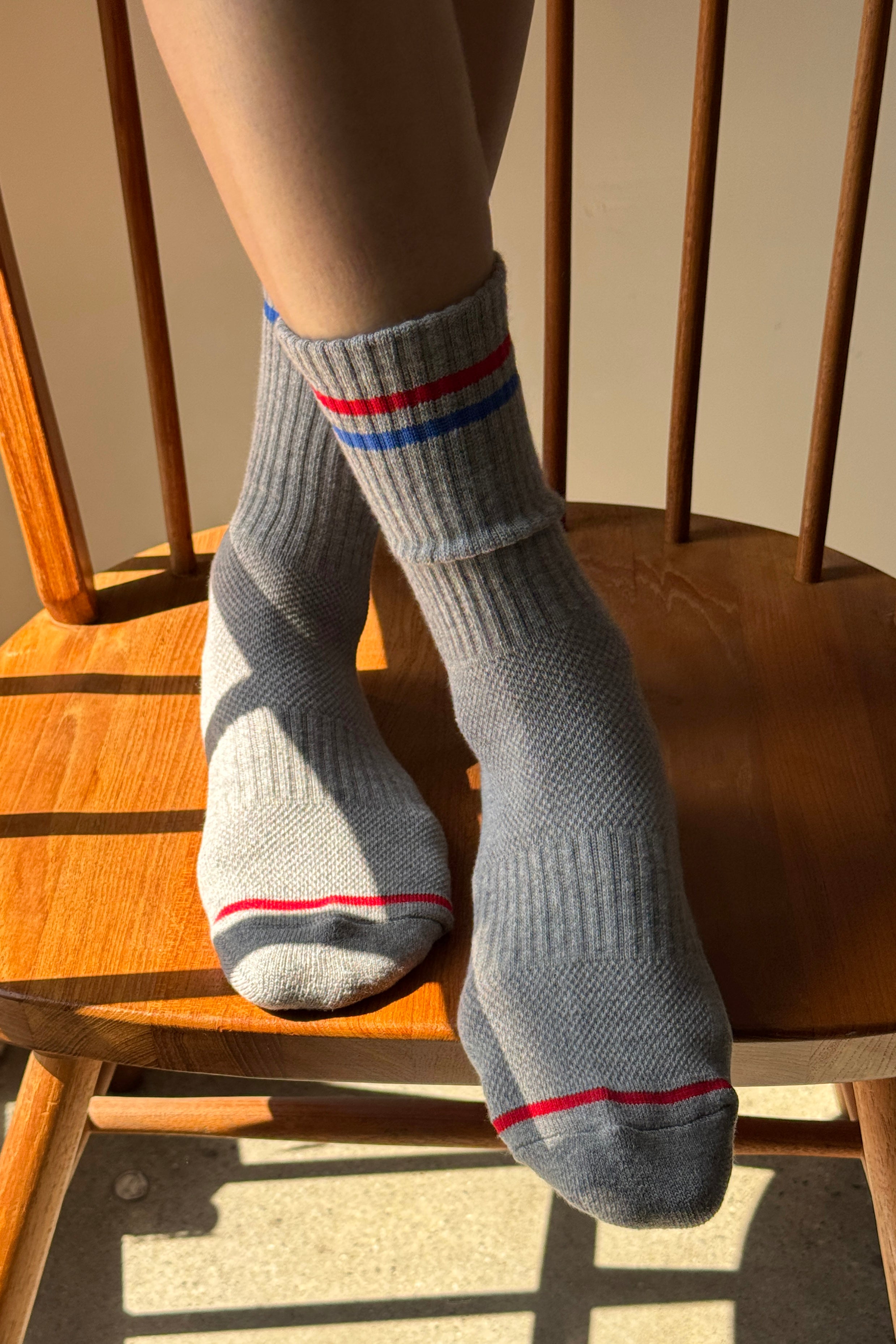 Boyfriend Socks - True Grey