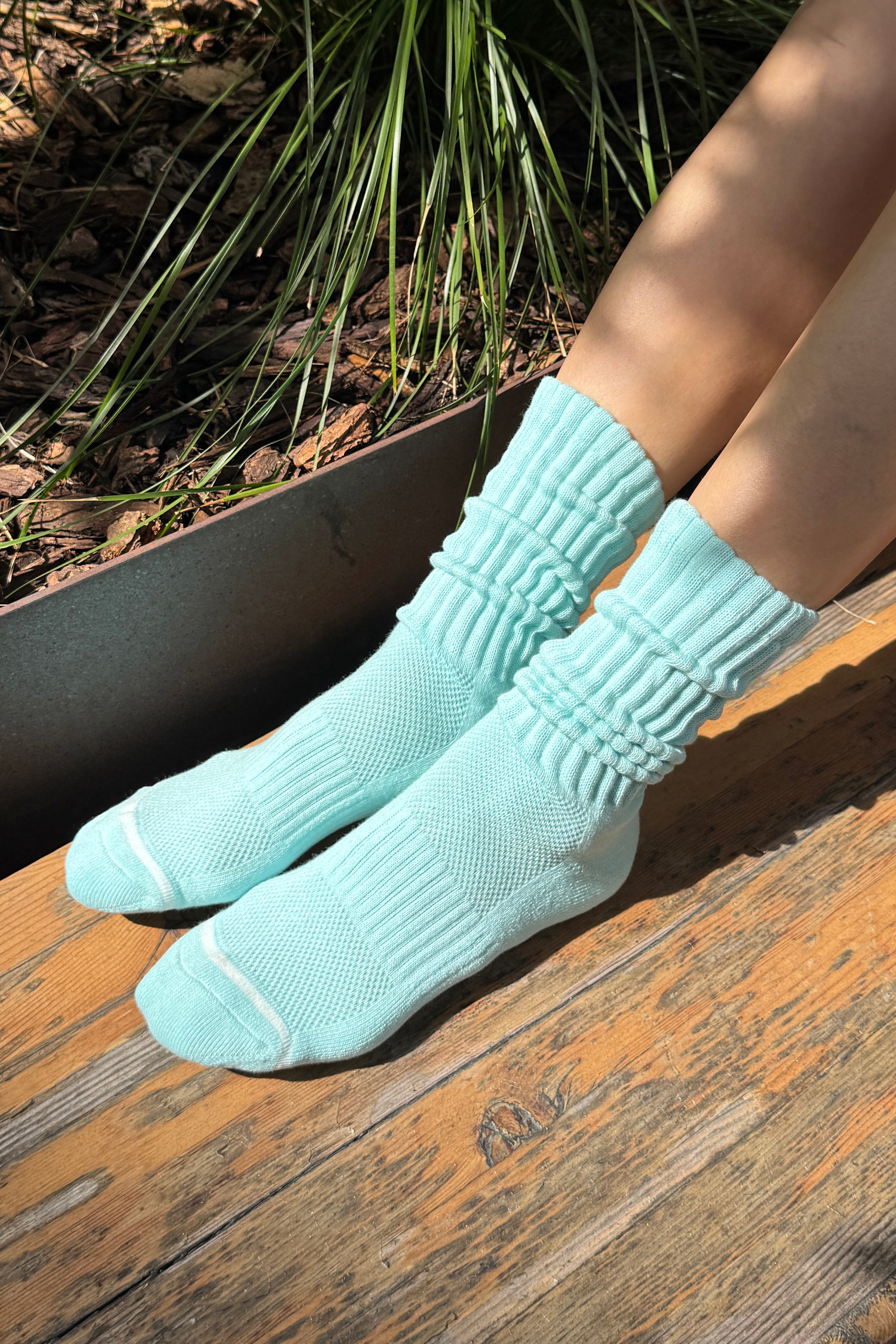 Ballet Socks - Aqua
