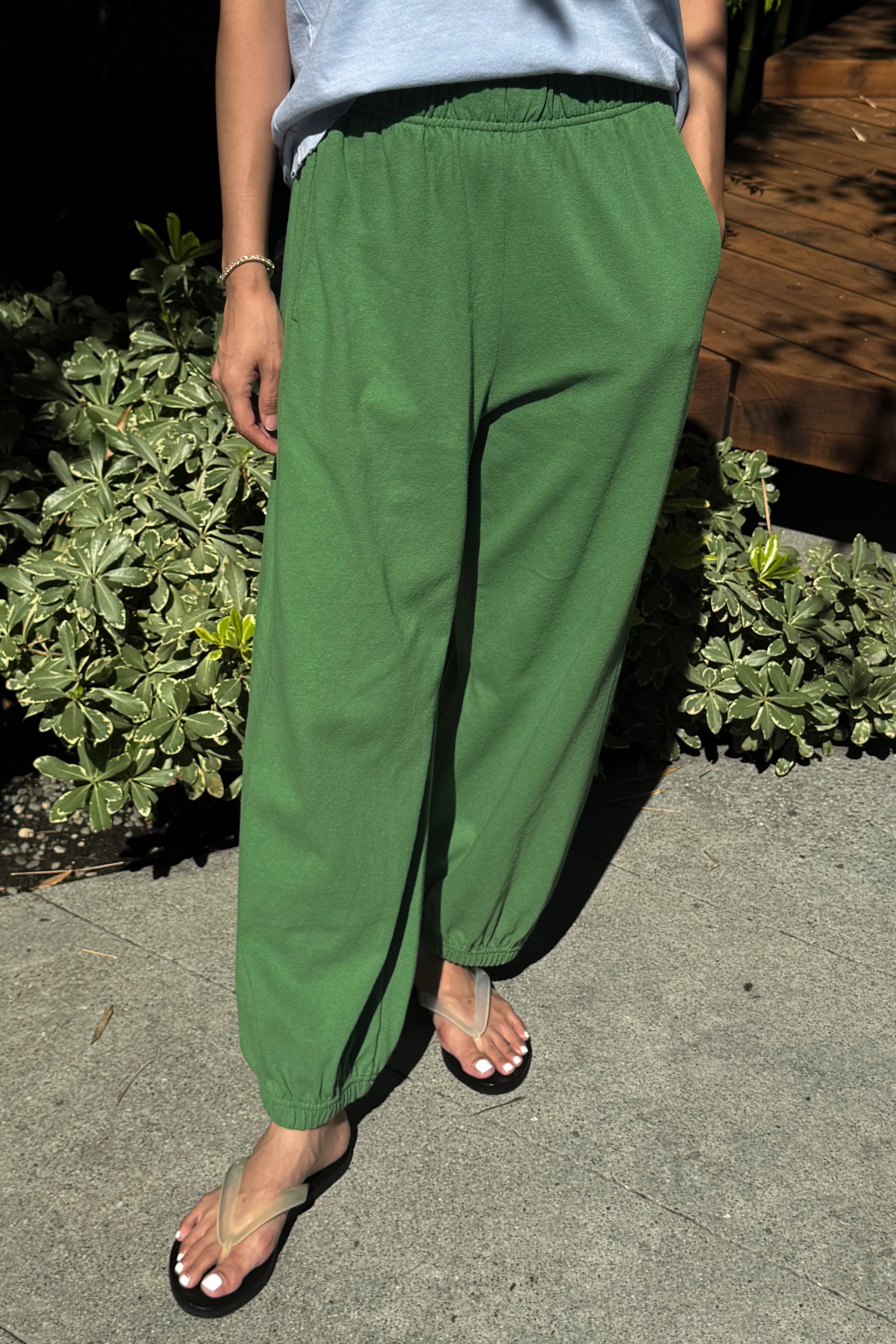 Balloon Pants - Asparagus