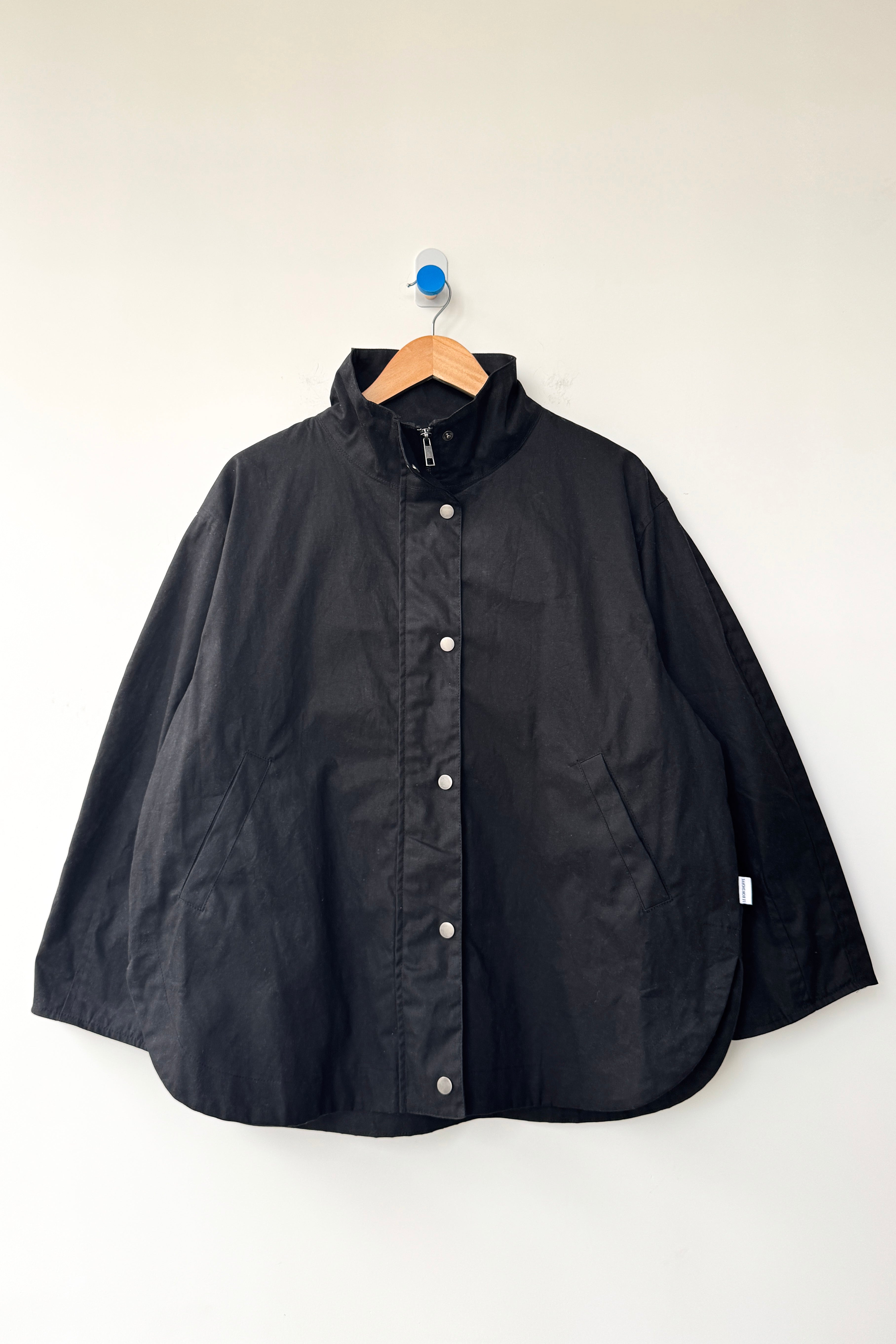Blair Waxed Cotton Jacket - Black
