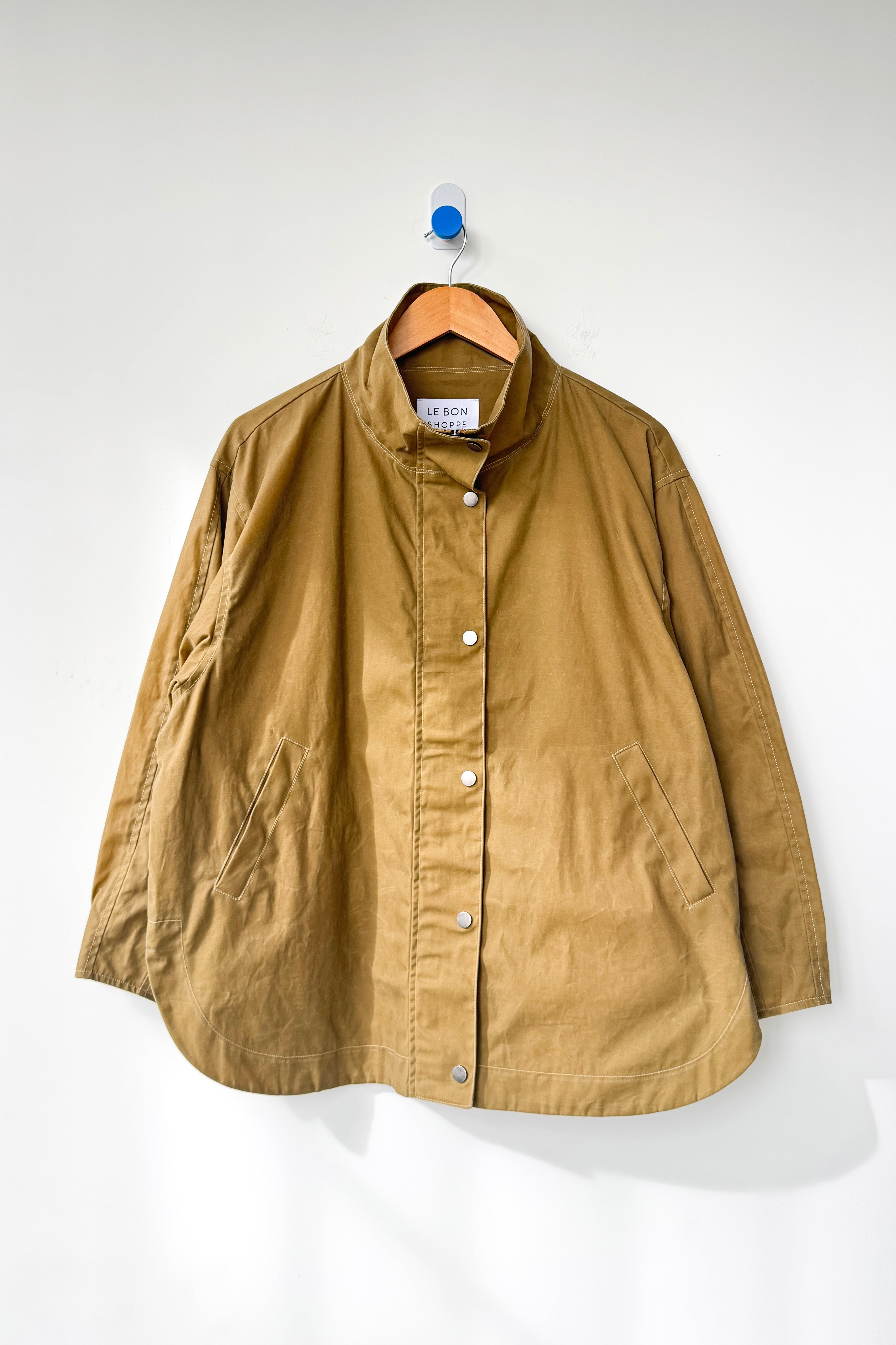 Blair Waxed Cotton Jacket - Khaki