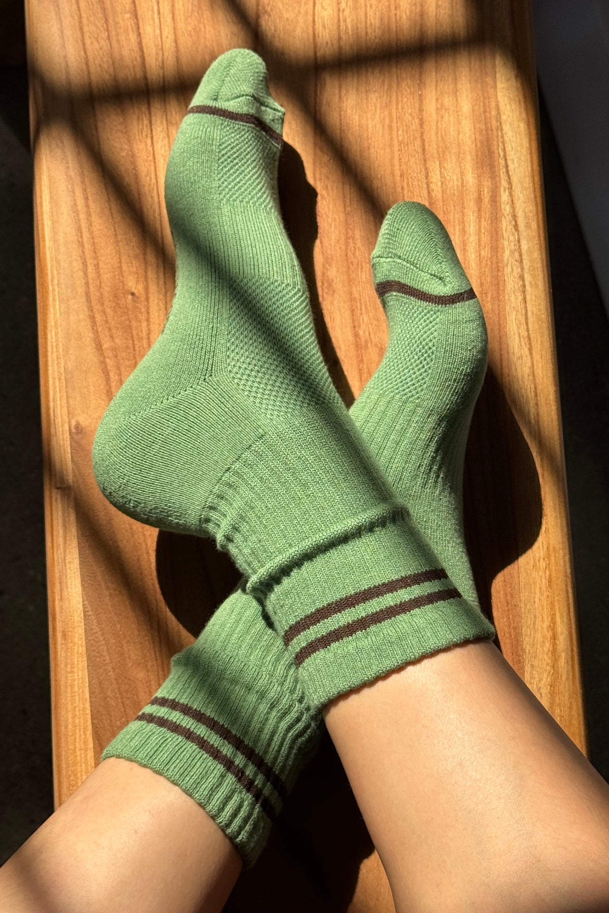 Boyfriend Socks - Asparagus