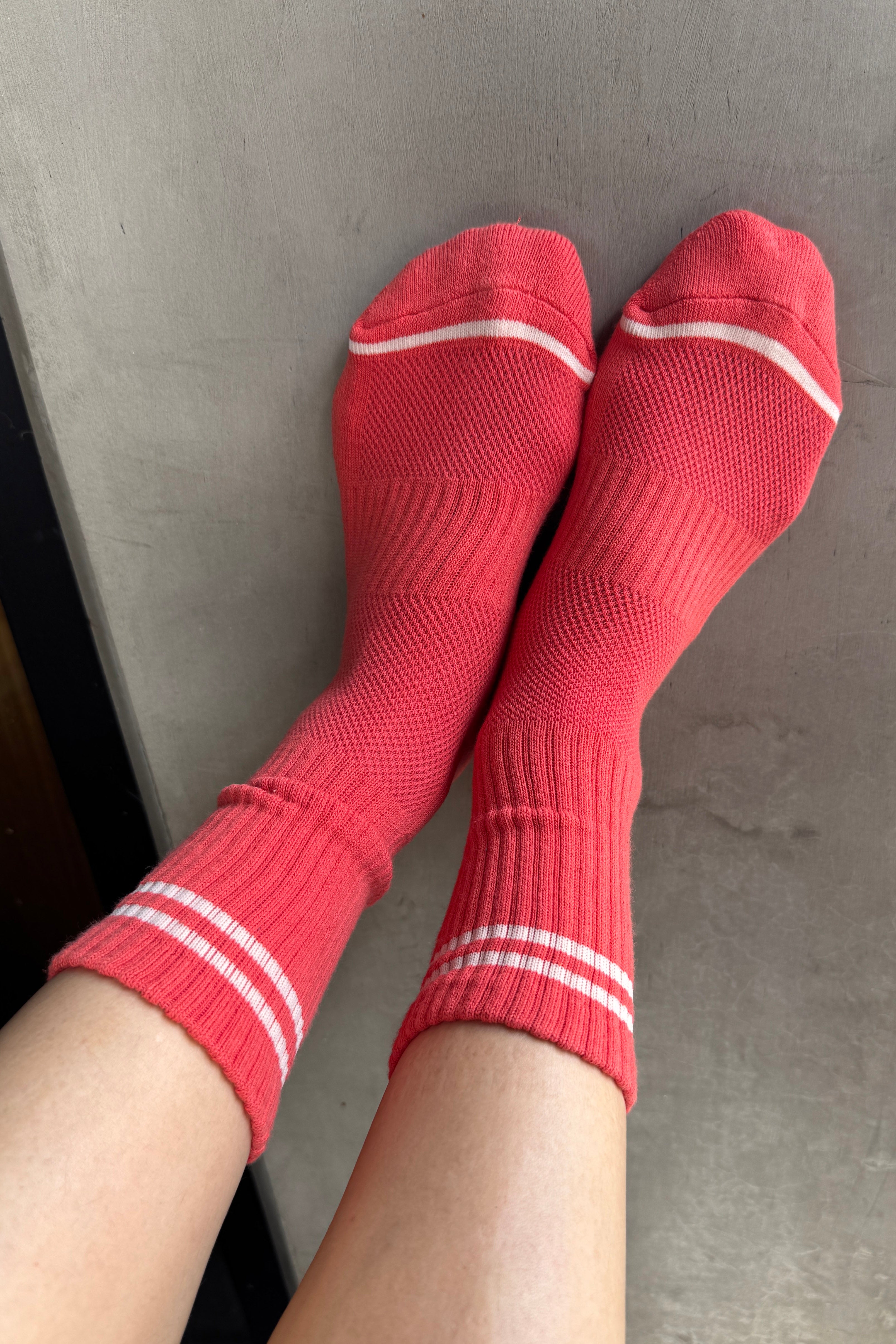 Chaussettes Boyfriend - Corail
