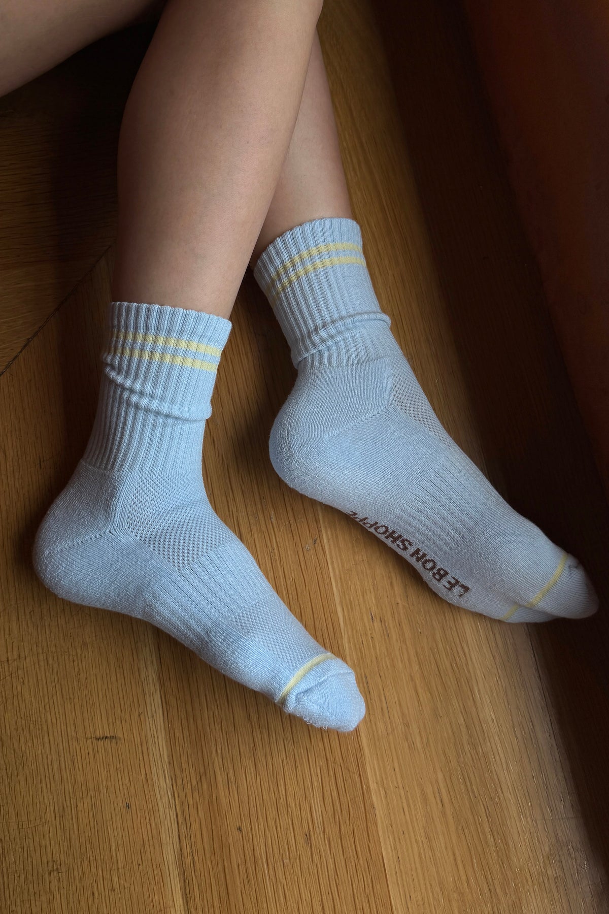 Boyfriend Socks - Pastel Sky
