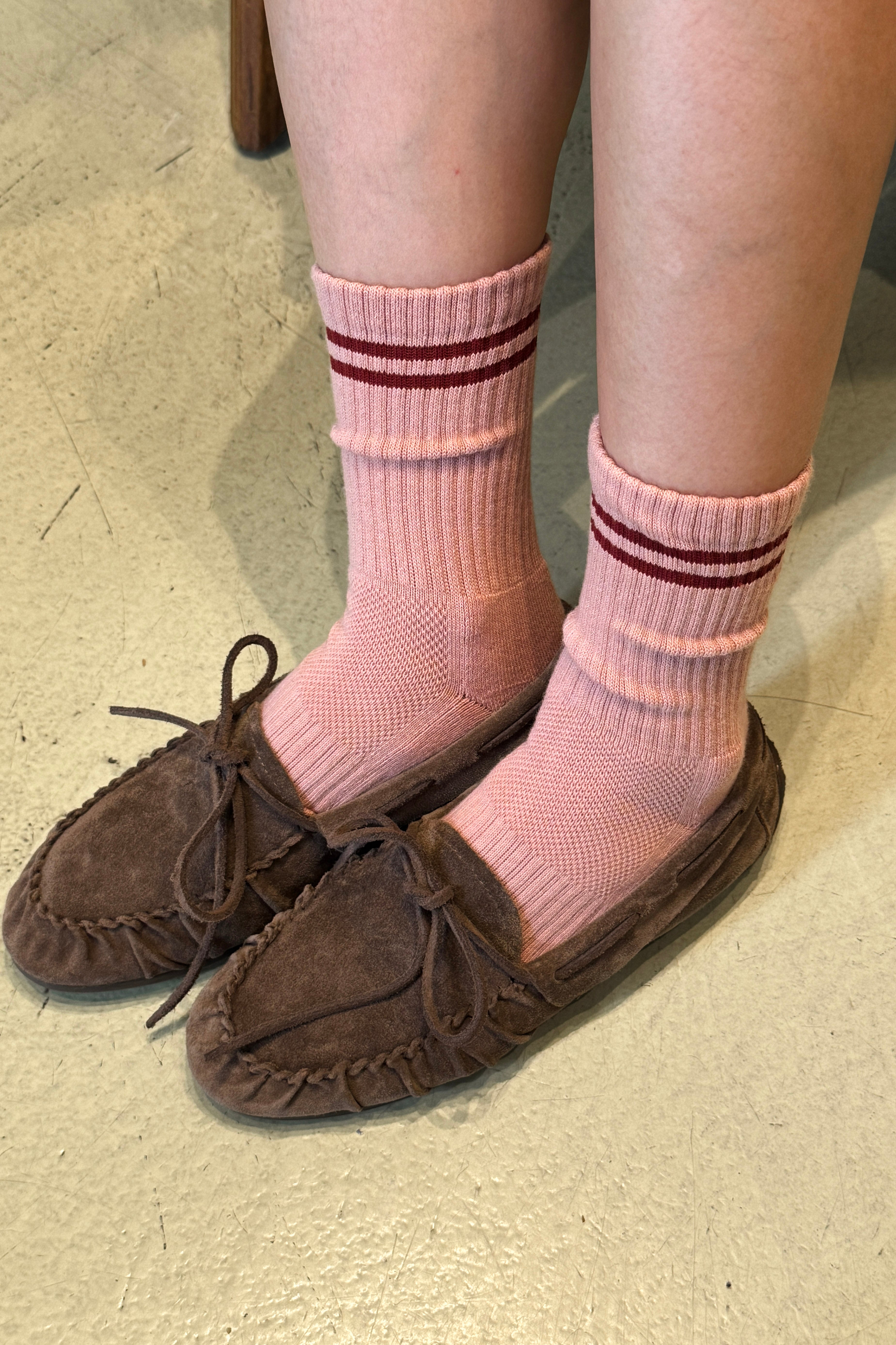 Boyfriend Socks - Vintage Pink