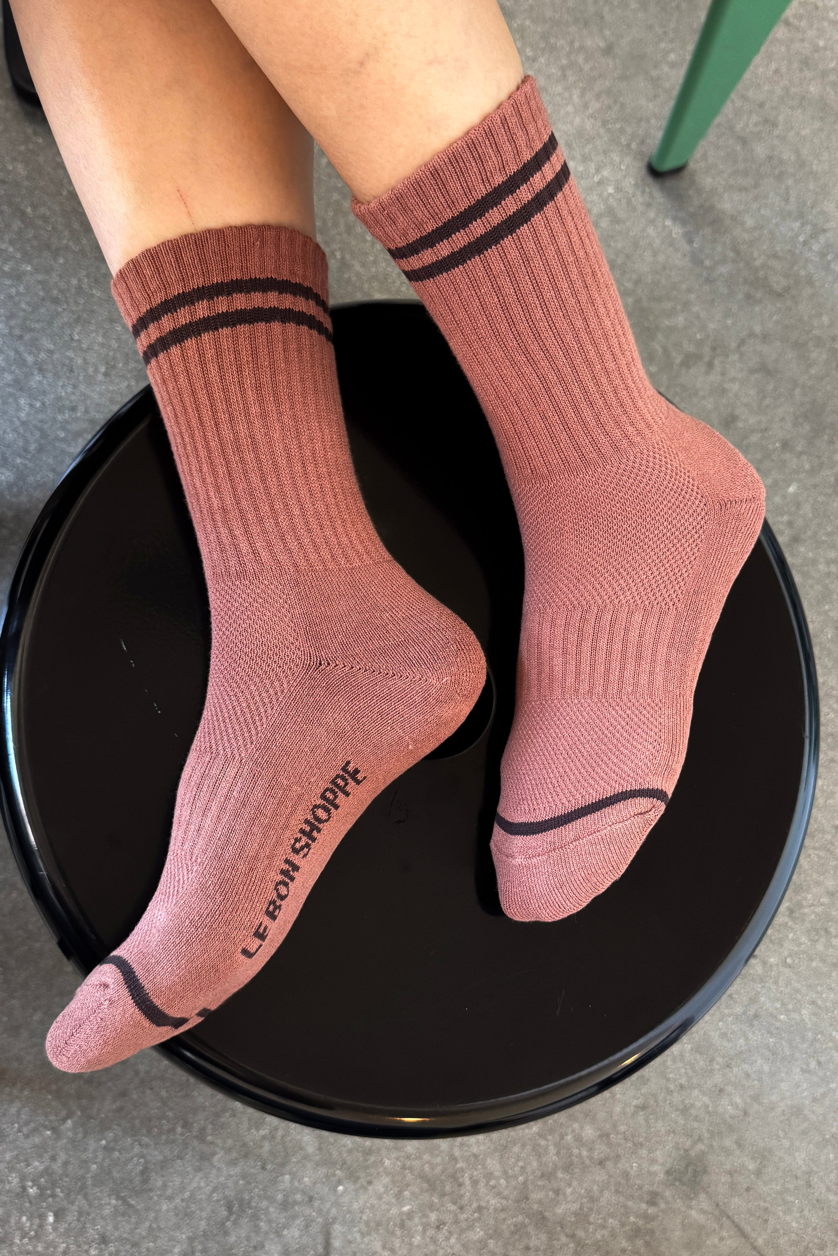 Boyfriend Socks - Clay