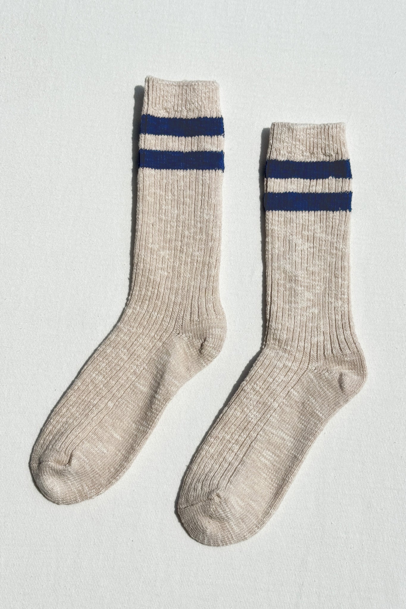 Cottage Varsity Socks - Oatmeal Varsity