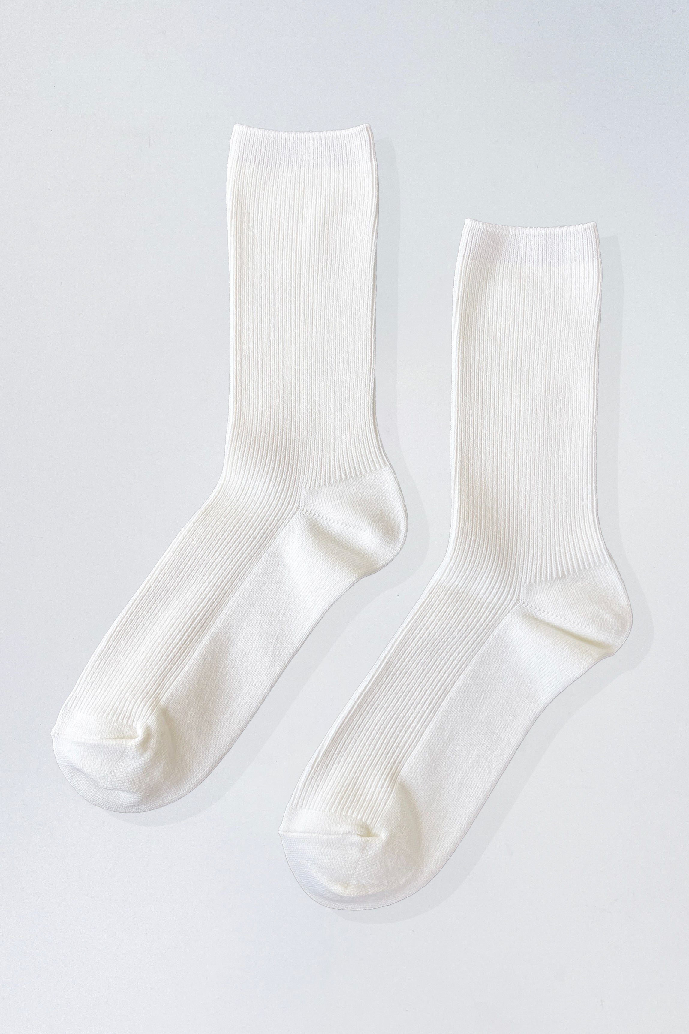Crisp Step Socks- WHITE