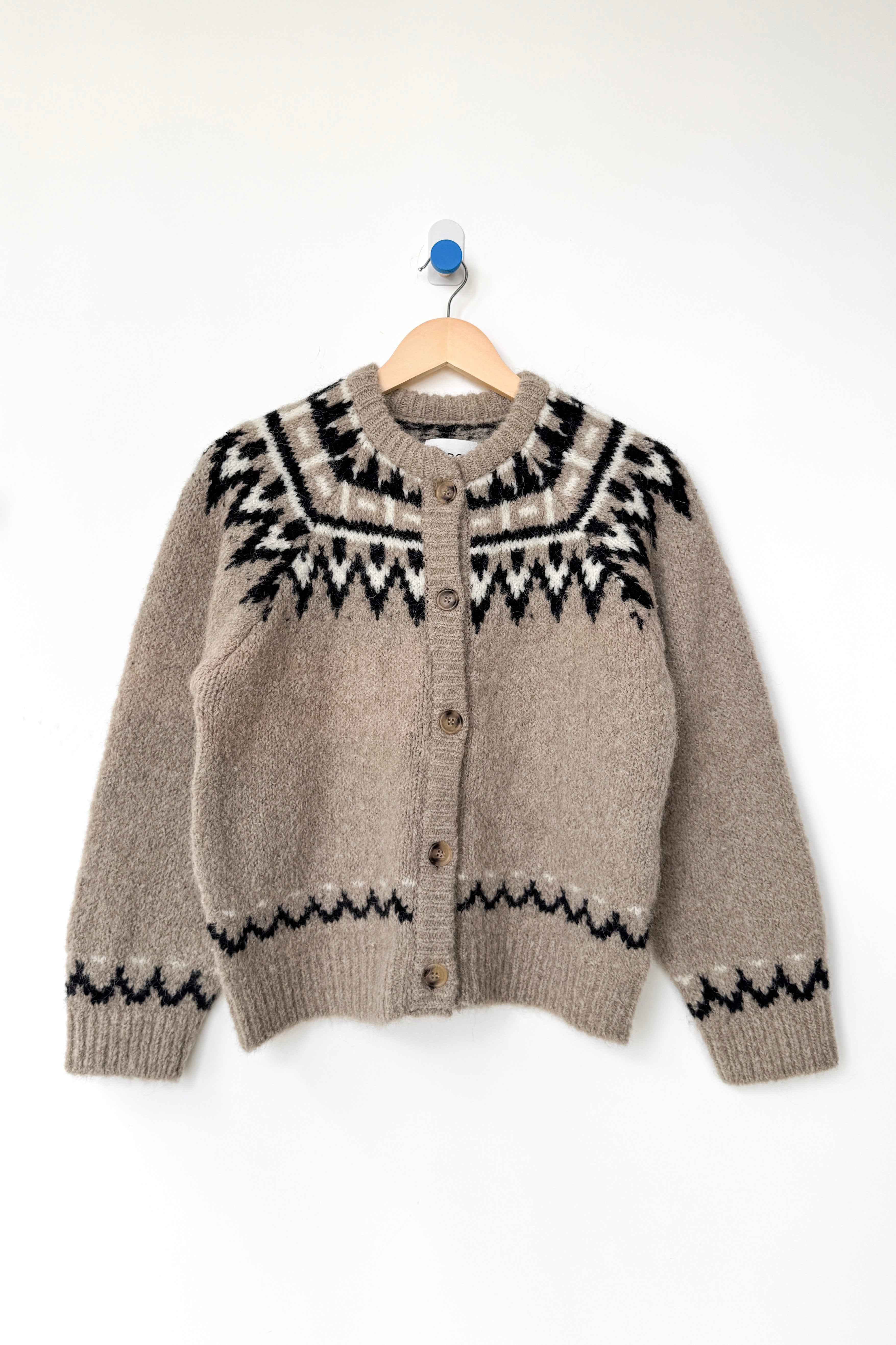 Alpaca Cabin Cardigan - Beige