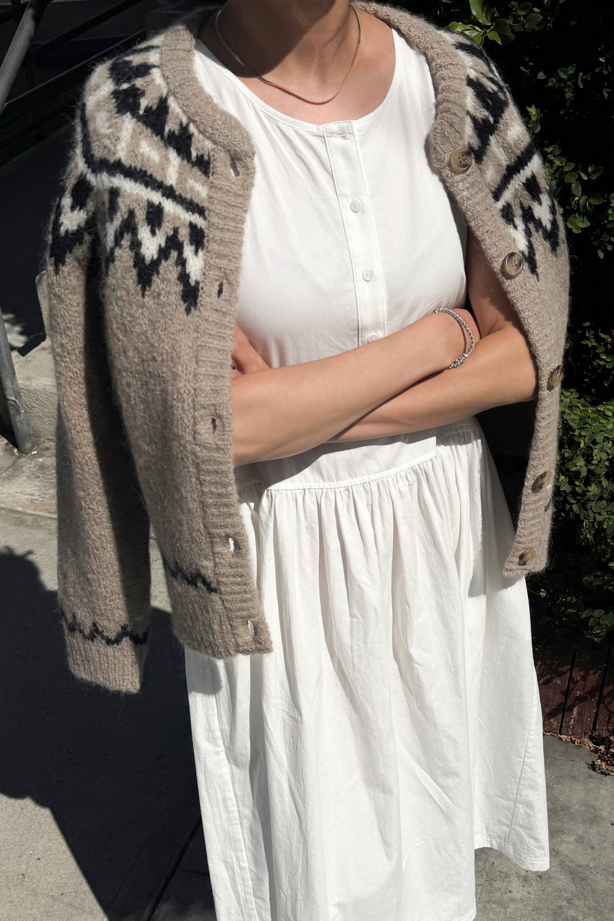 Alpaca Cabin Cardigan - Beige