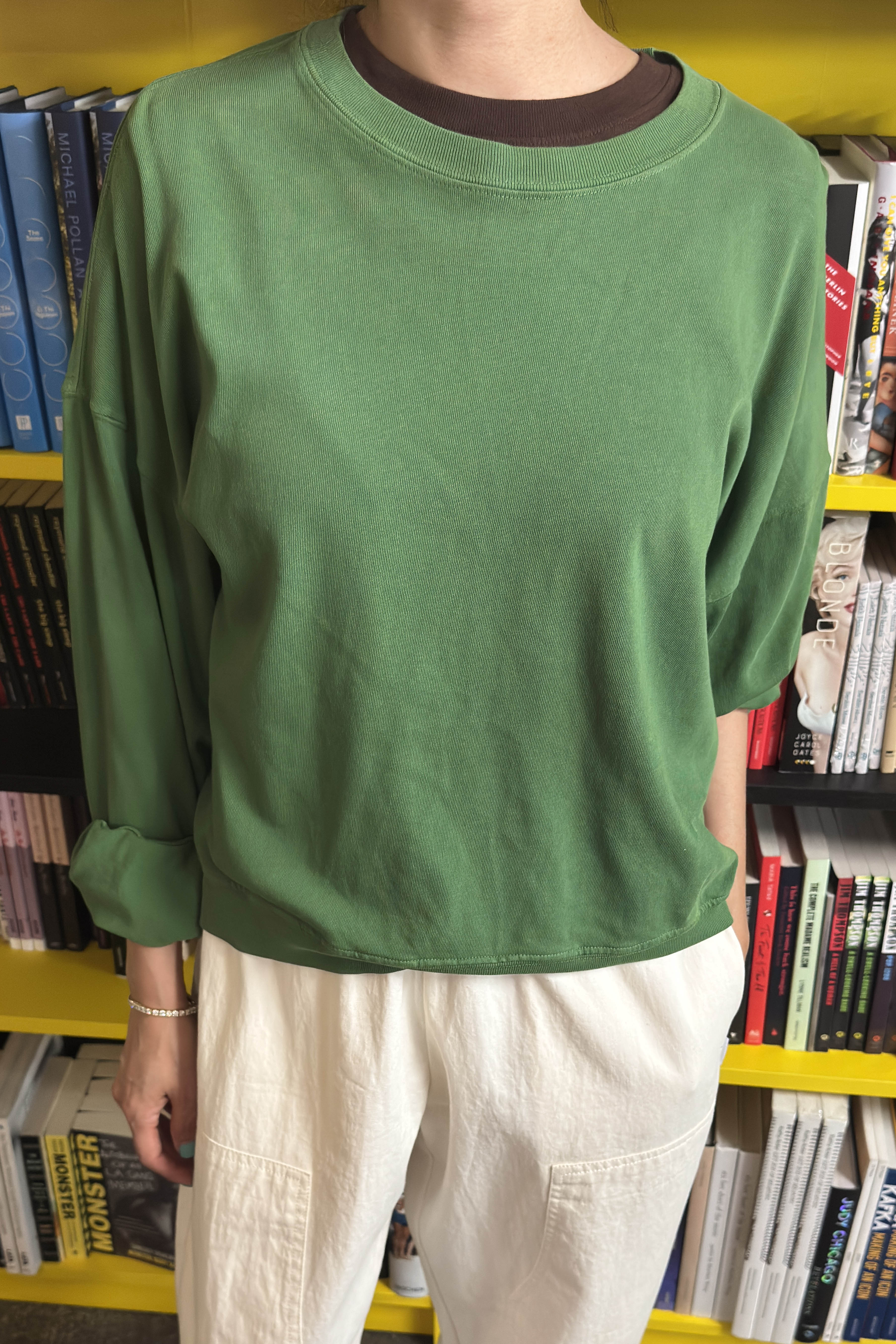 Cali Jersey Sweatshirt - Avocado