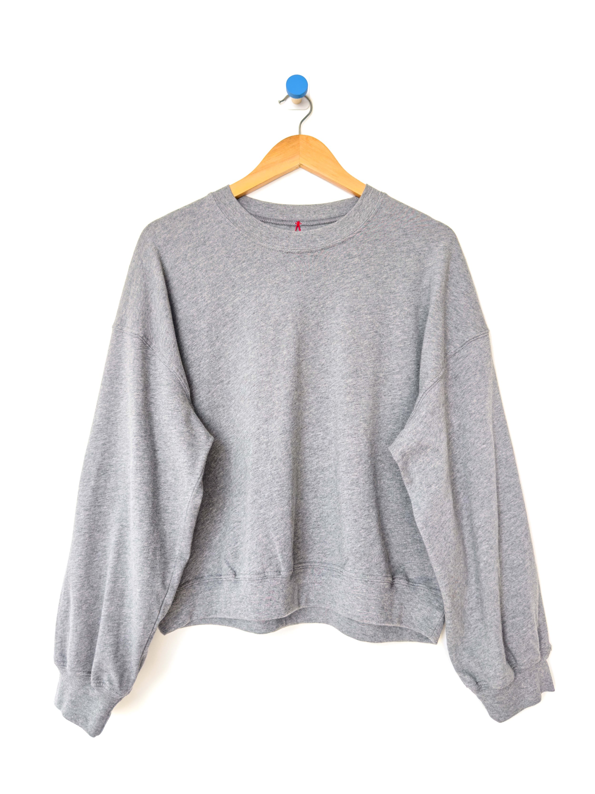 Cali Jersey Sweatshirt - Melange Grey