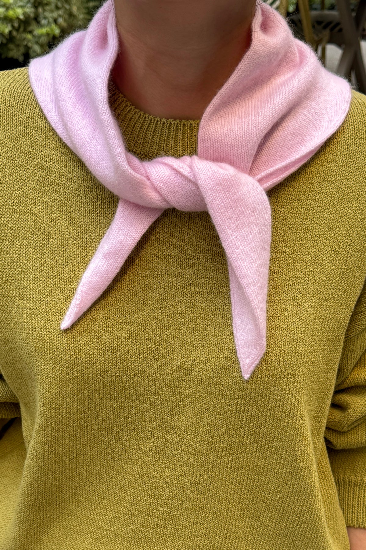 Cashmere Bandana - Baby Pink