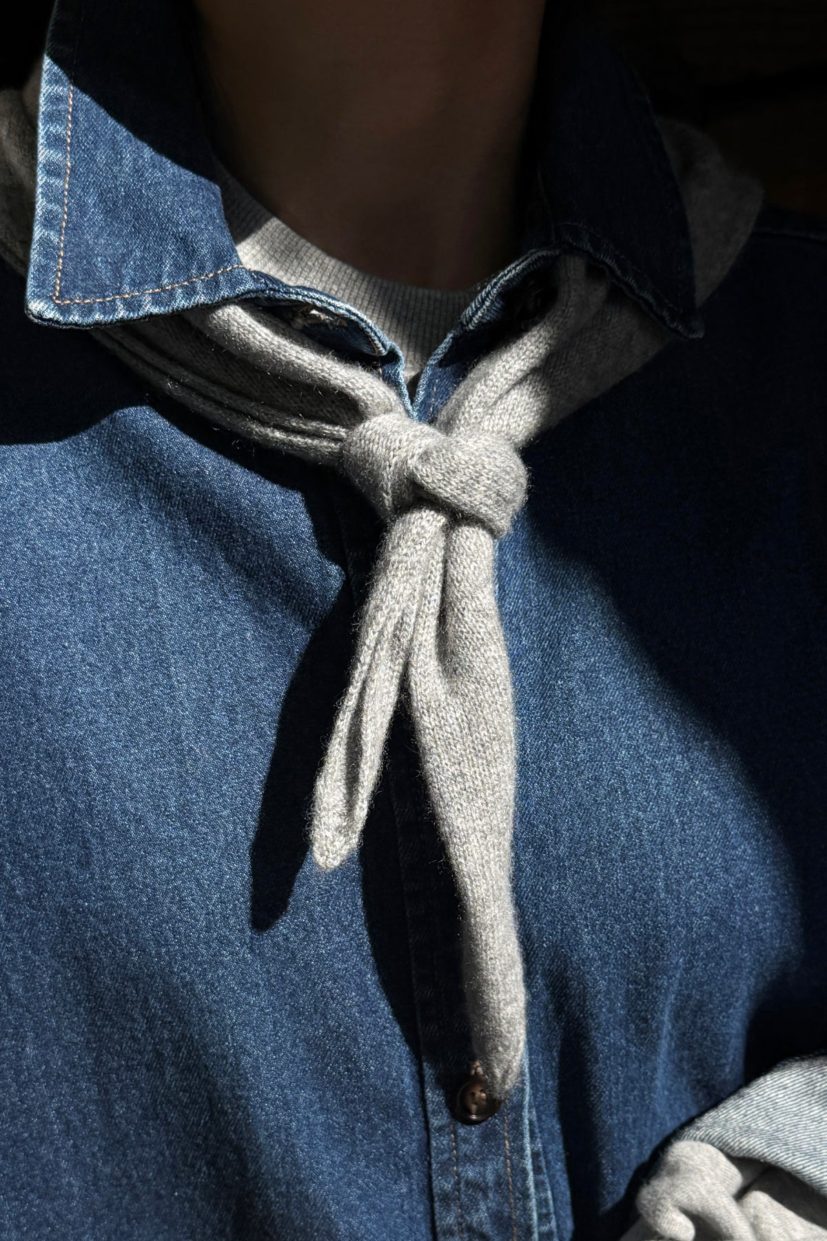 Bandana Cachemire - Ht.gris