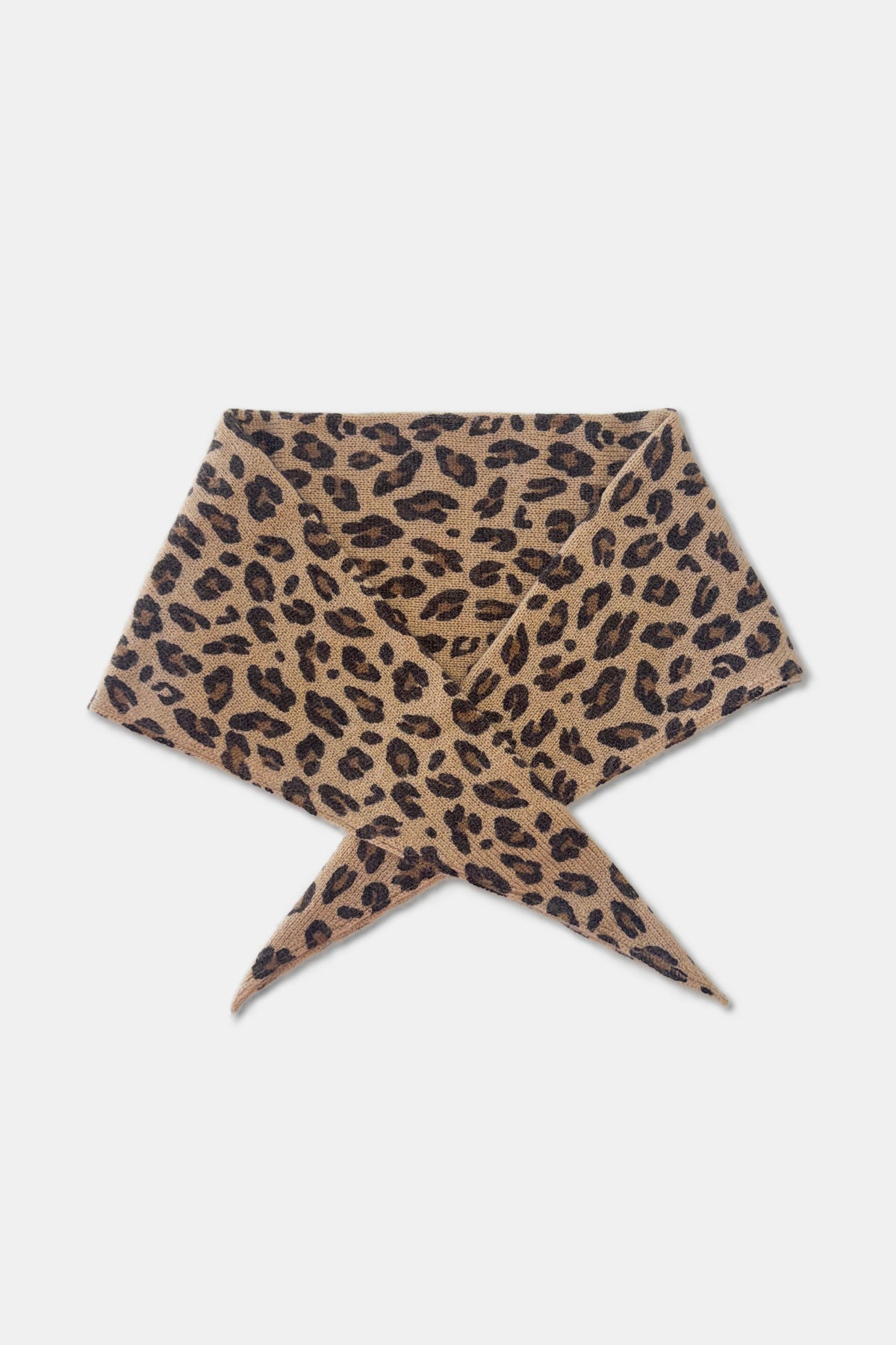Cashmere Blend Bandana - Leopard