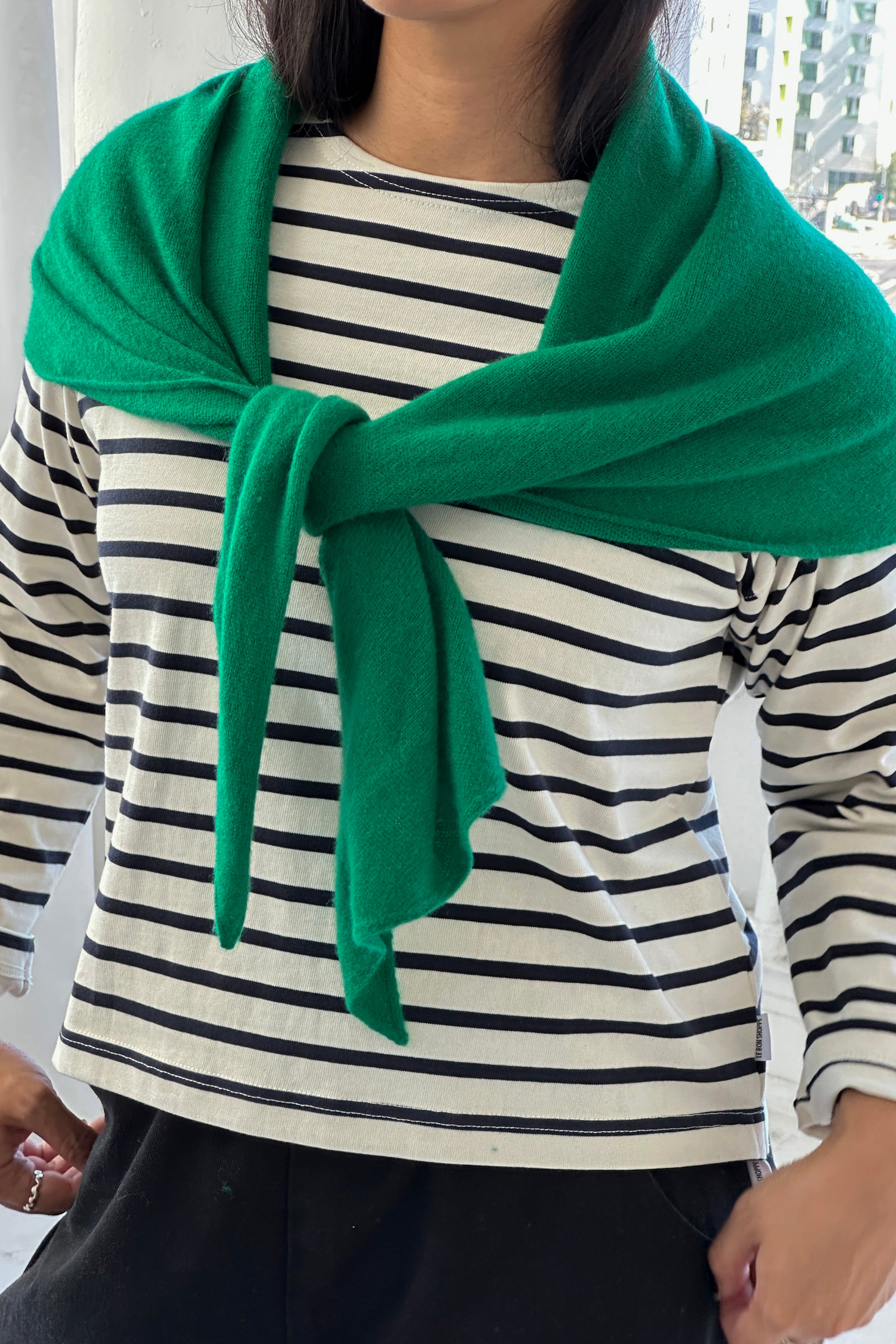 Cashmere Shawl - Kelly Green