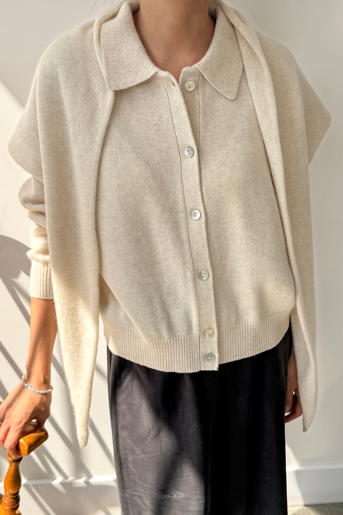 Cashmere Shawl - Oatmeal