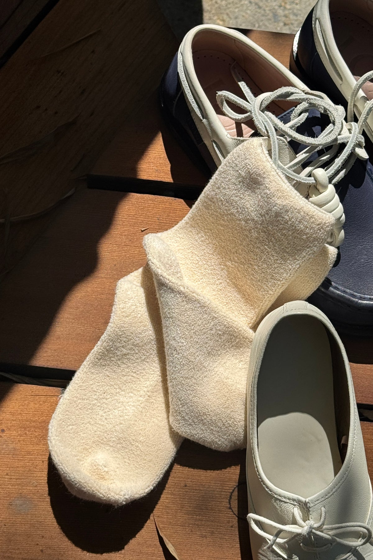 Cloud Socks - Ecru
