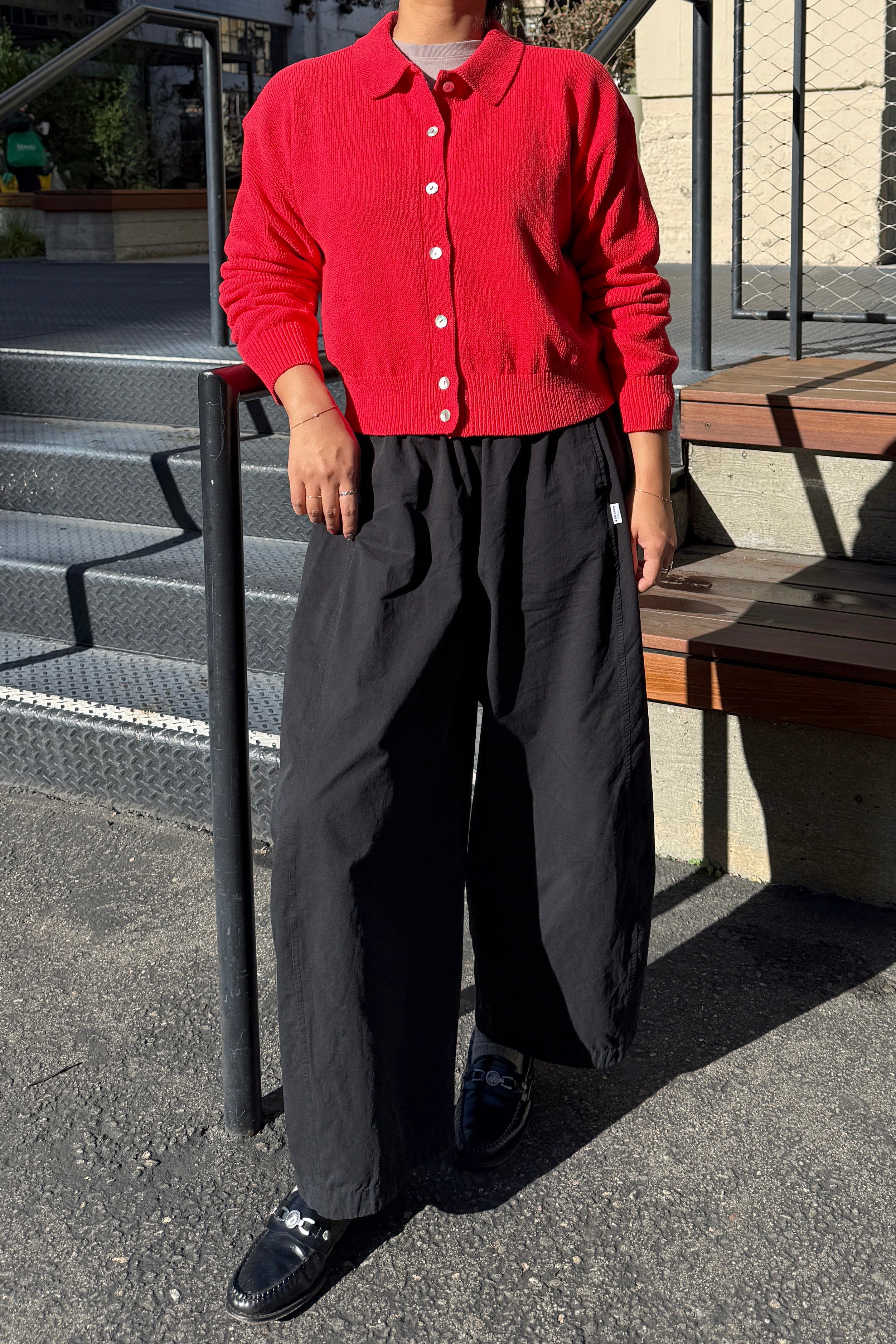 The Club Cardigan - Chili