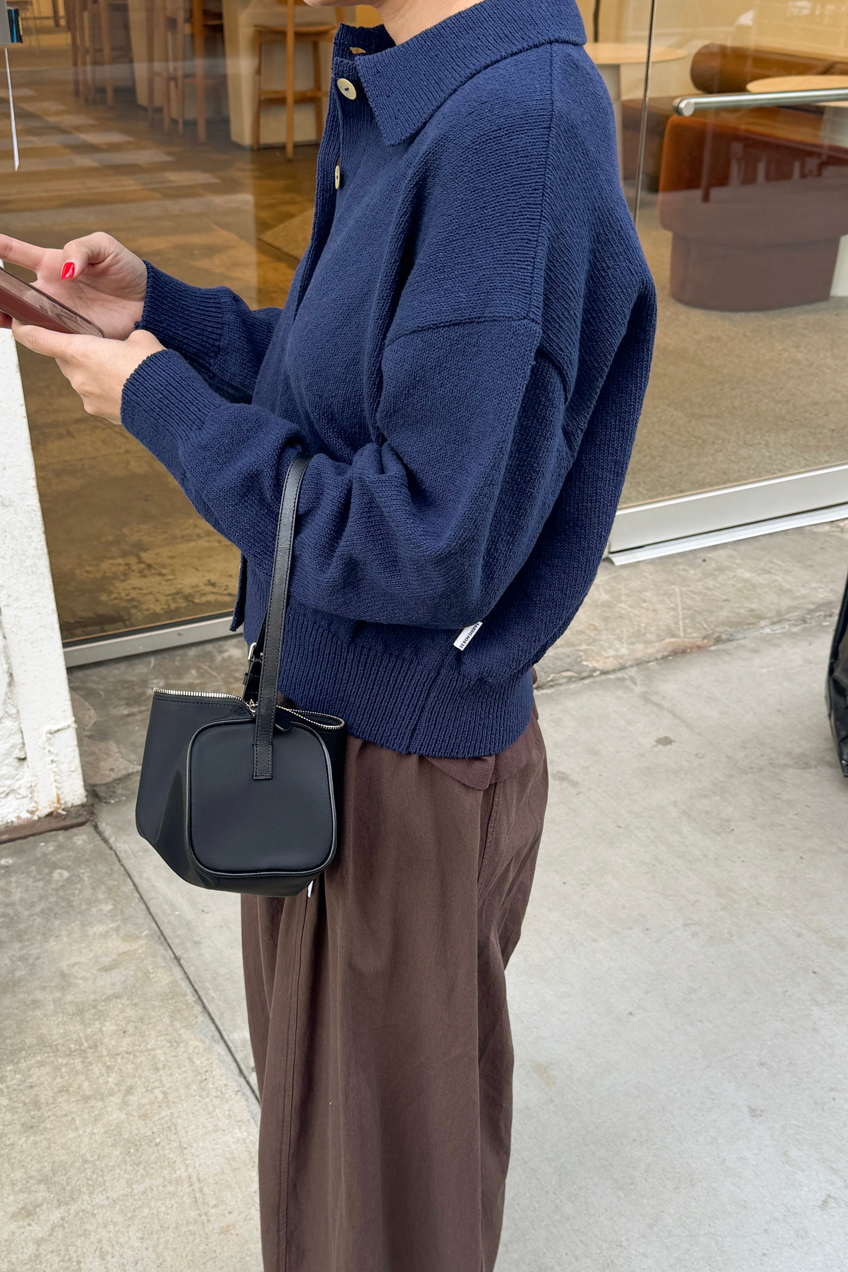 The Club Cardigan - Navy