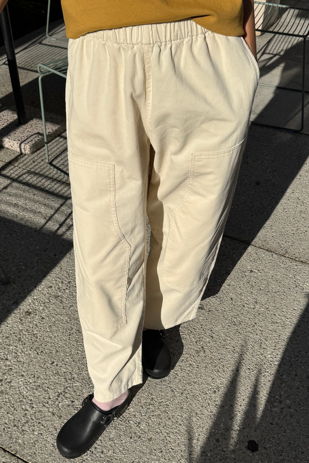 Corduroy Gardener's Pants - Salt