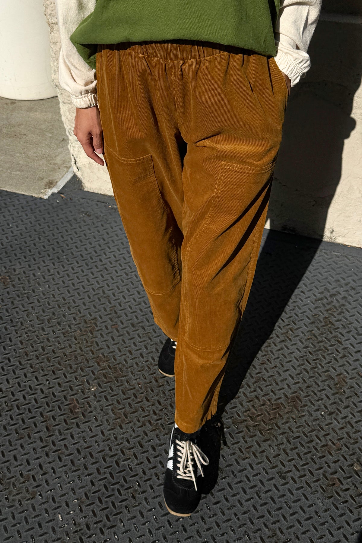 Corduroy Gardener's Pants - Whisky