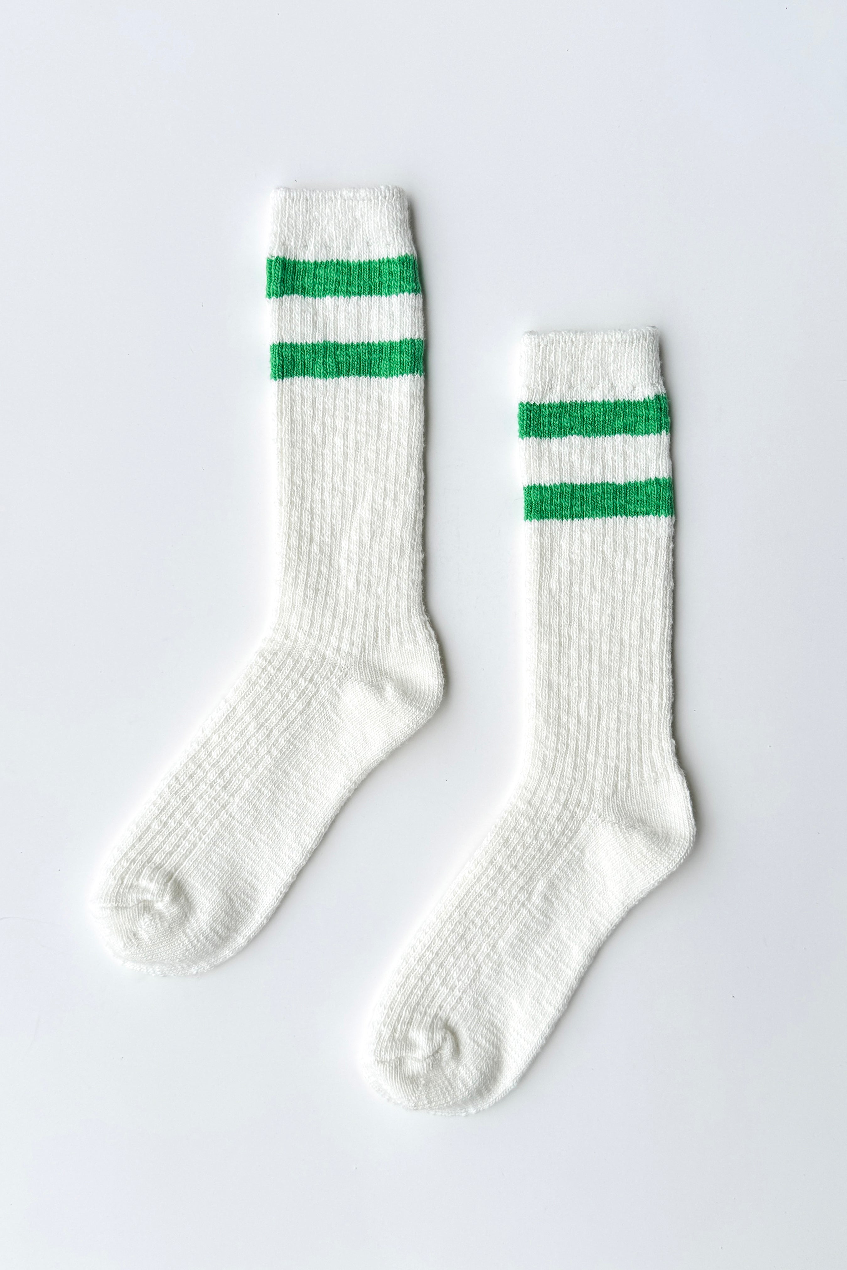 Cottage Varsity Socks - Green Varsity