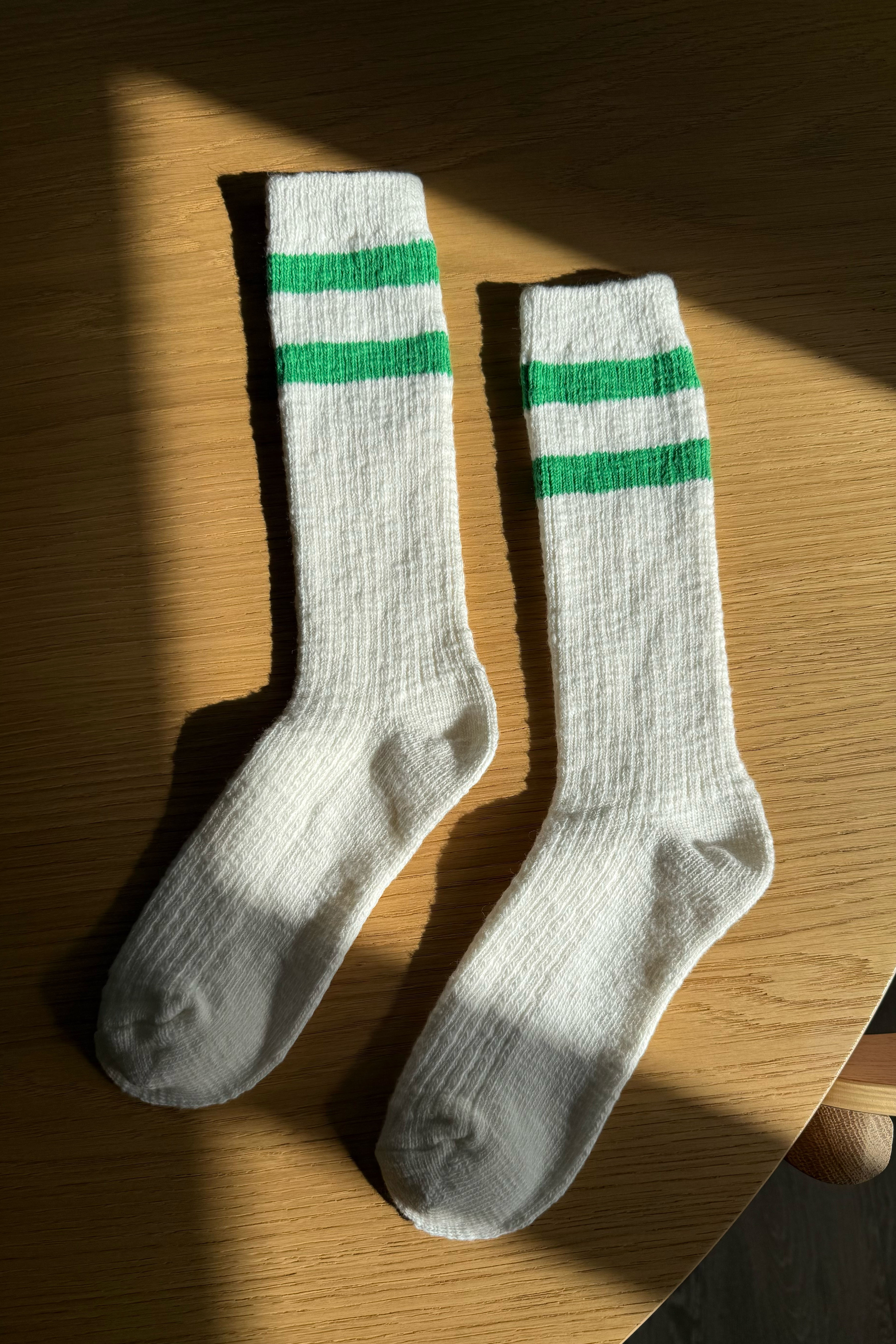 Cottage Varsity Socks - Green Varsity