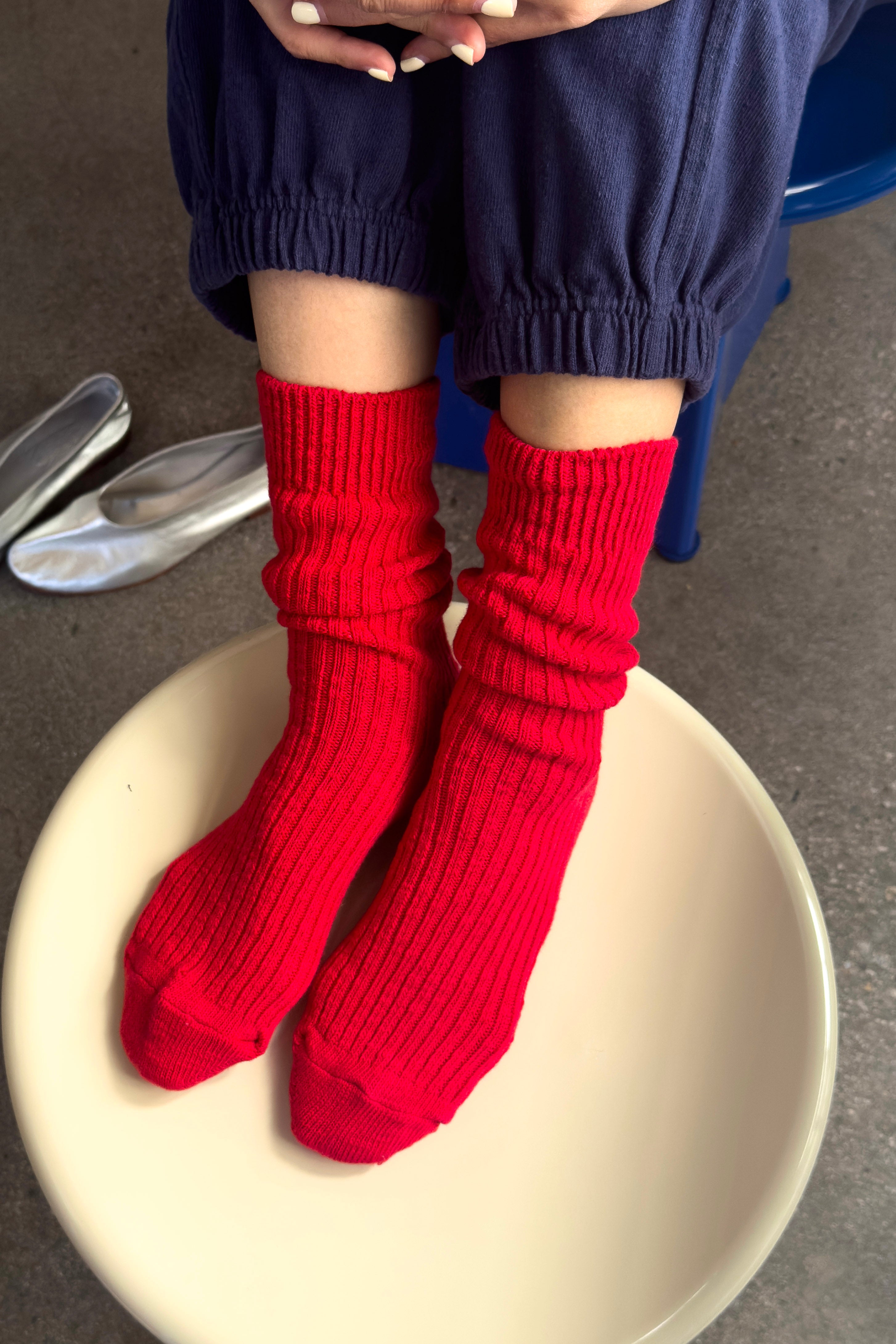 Cottage Socks - Chili