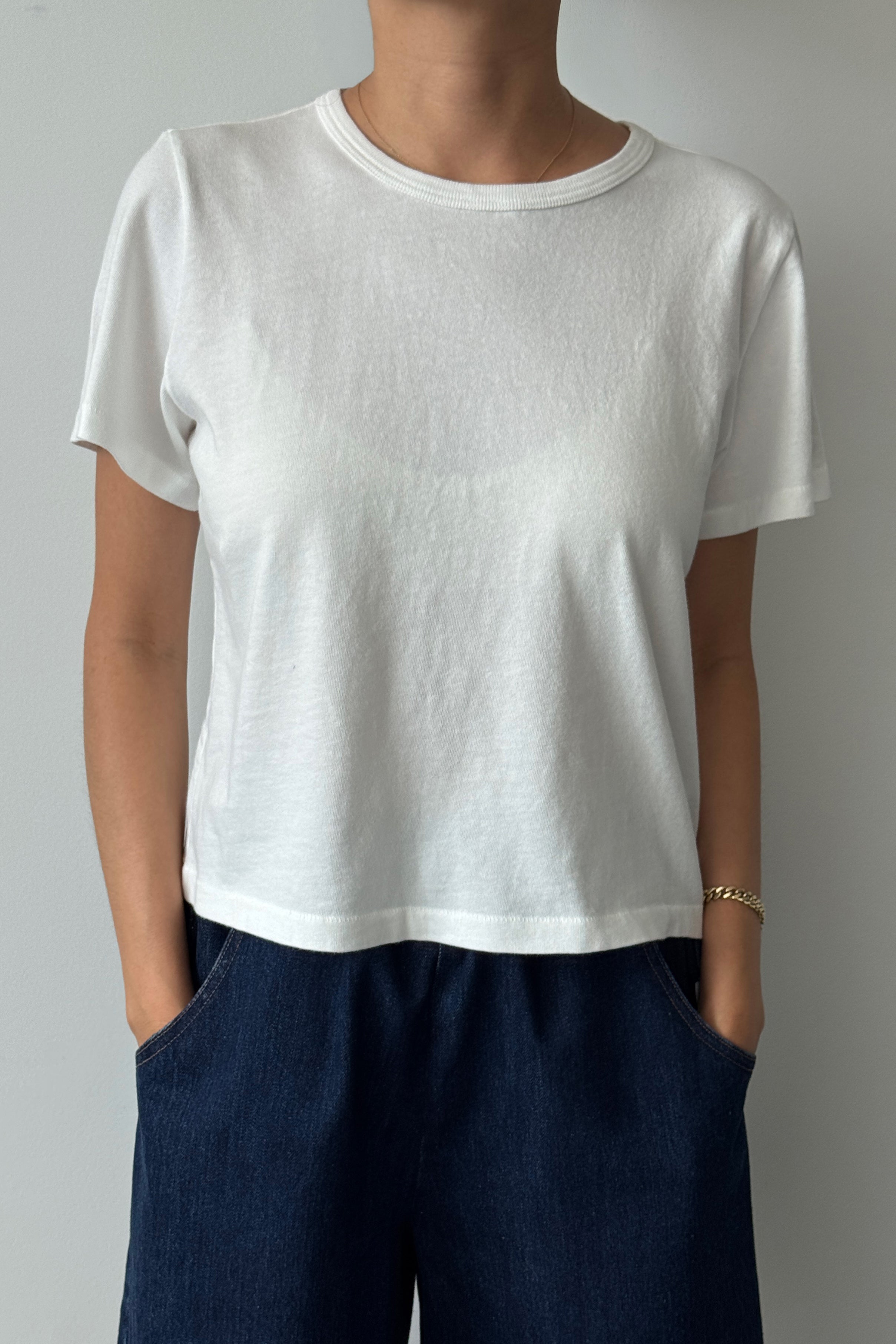 T-shirt Le Petit Garçon - Blanc Vintage