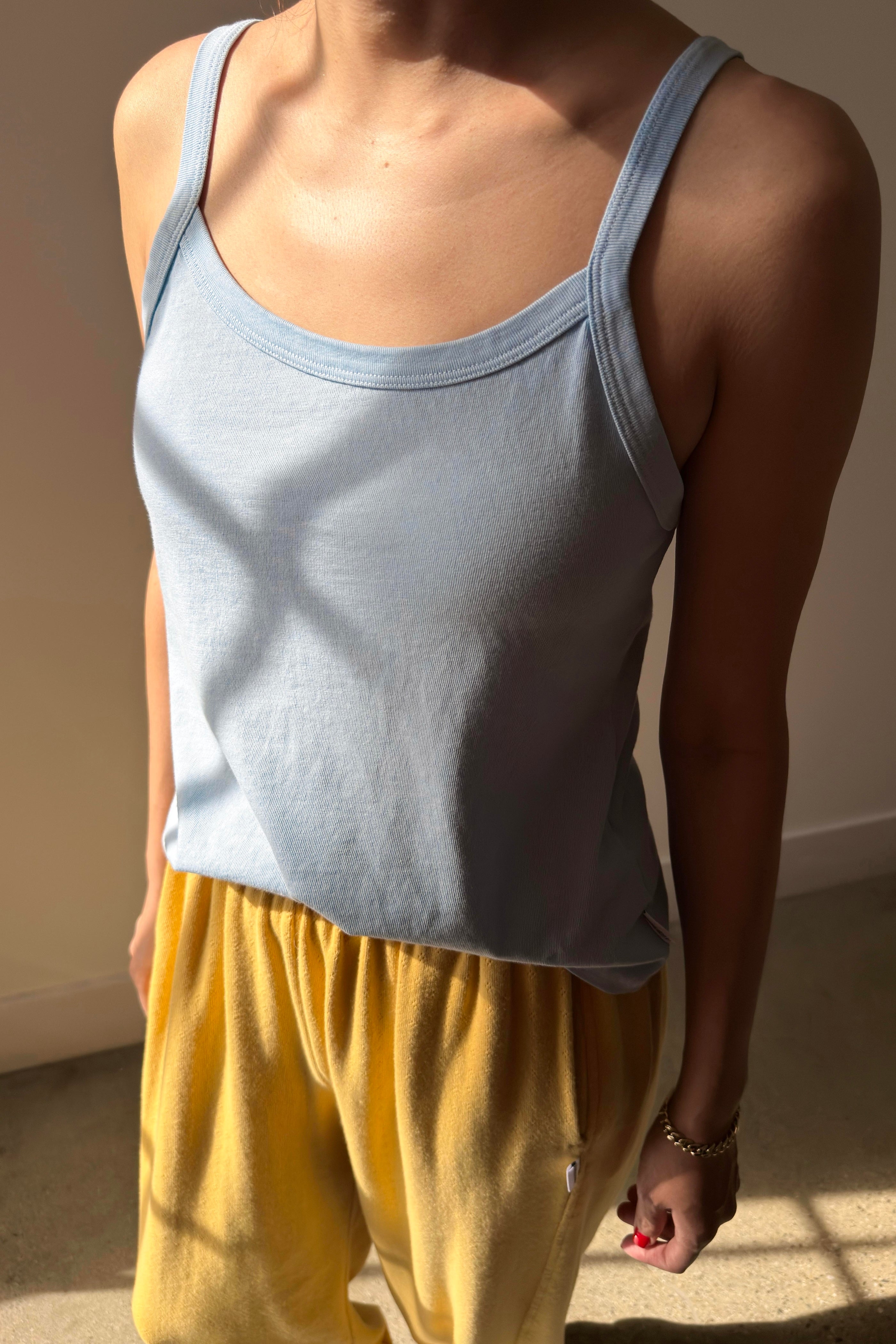 Organic Cotton Dana Cami - Baby Blue