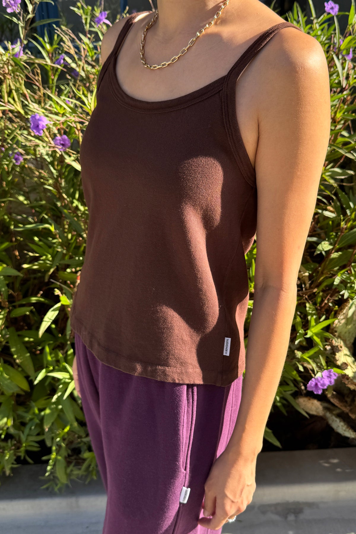 Premium Jersey Dana Cami - Dark Cacao