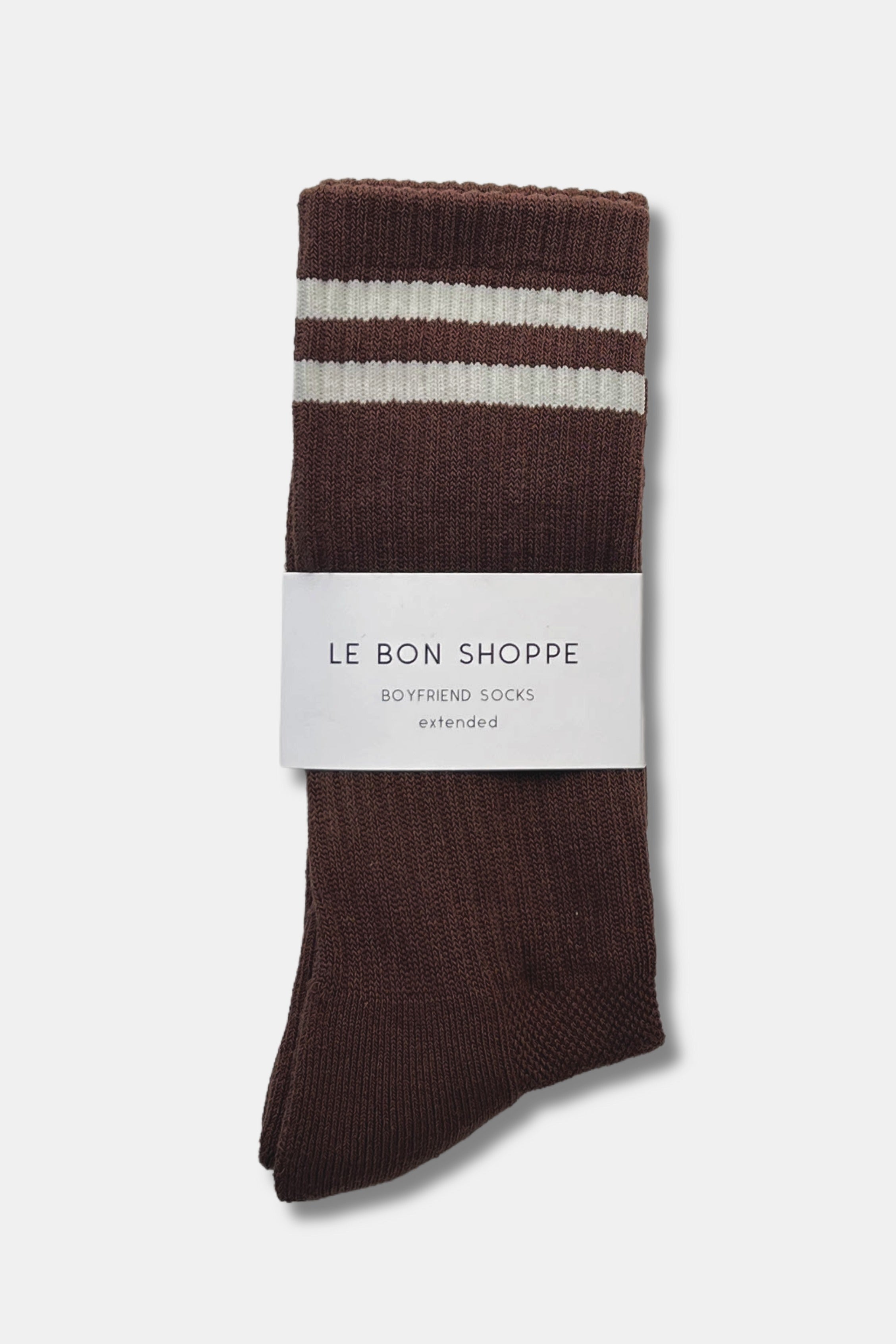 EXTENDED Boyfriend Socks - Wood