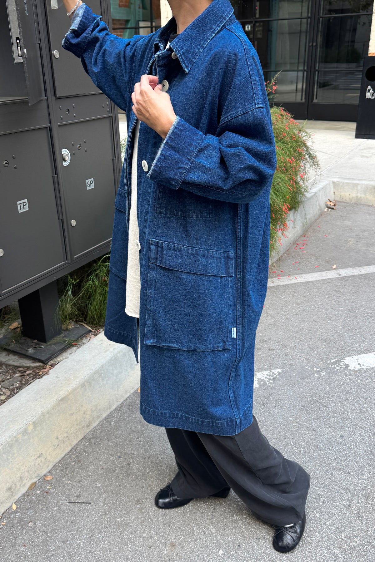 Easy Trench - Dark Denim