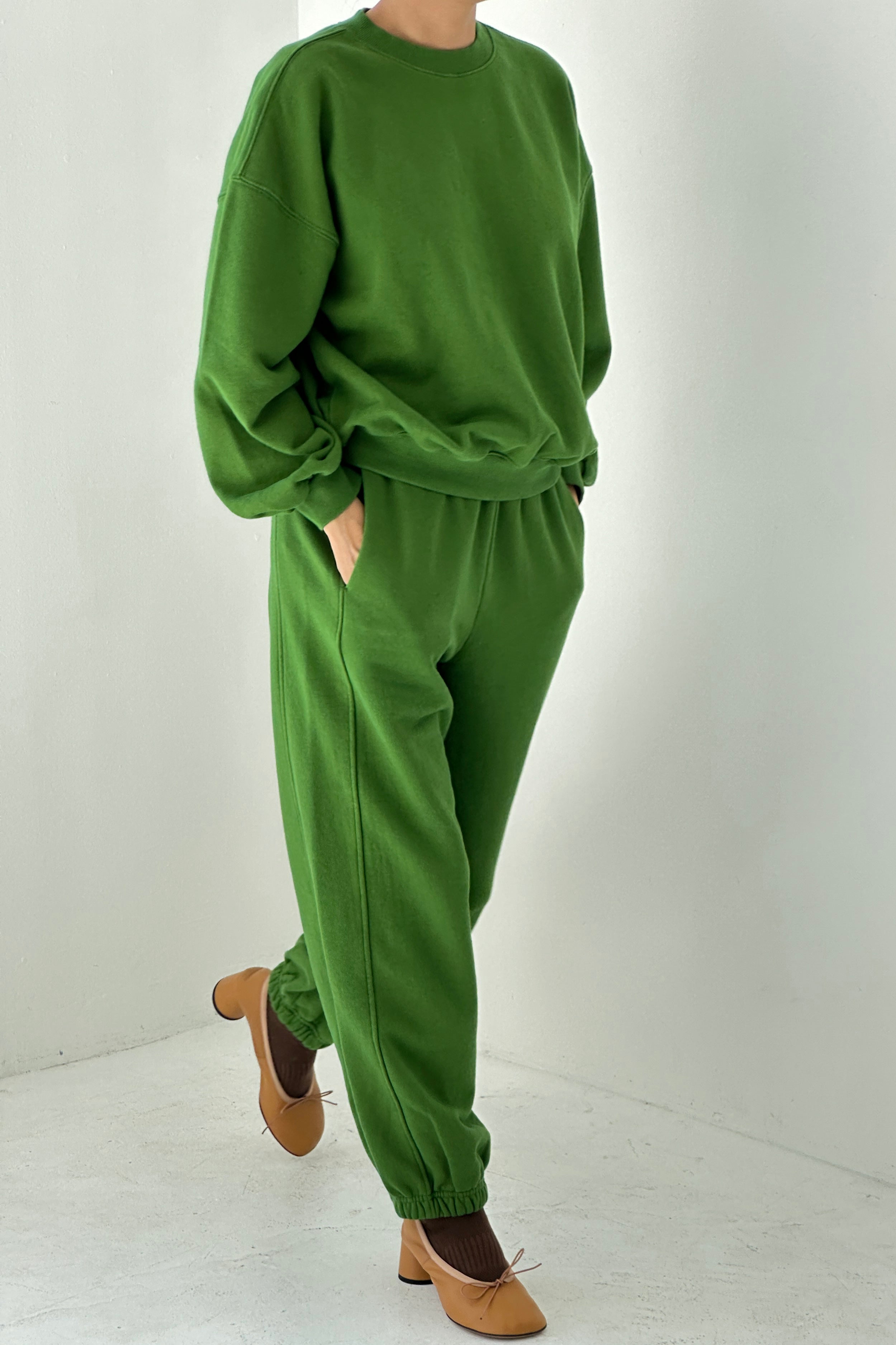 French Terry Core Sweatshirt - Avocado