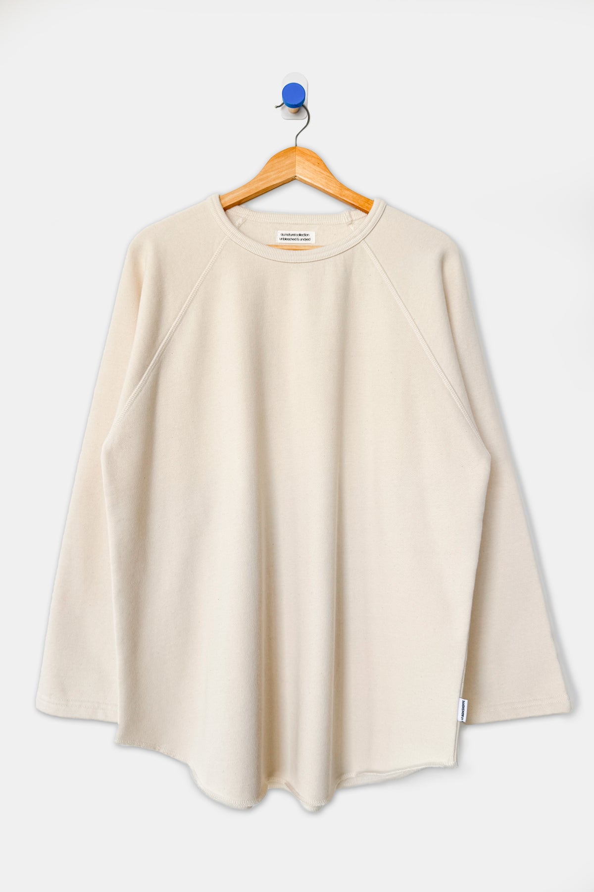 French Terry Raglan Tee - Naturel
